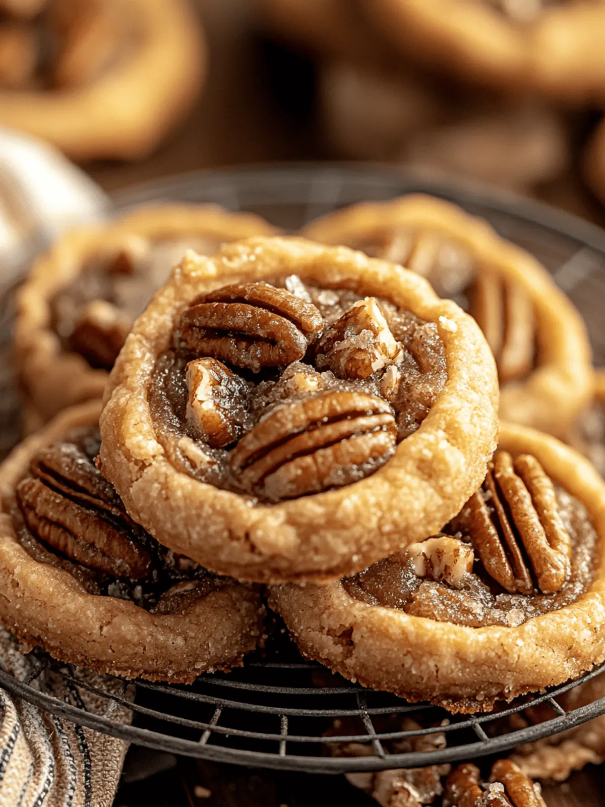Vegan Pecan Pie Cookies