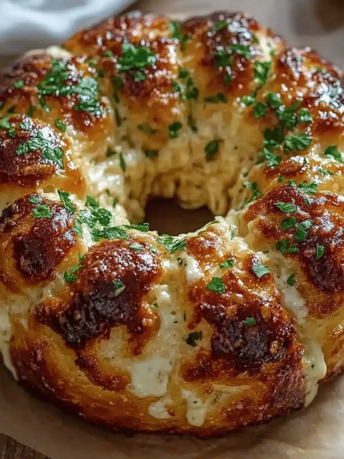 Chicken Alfredo Monkey Bread