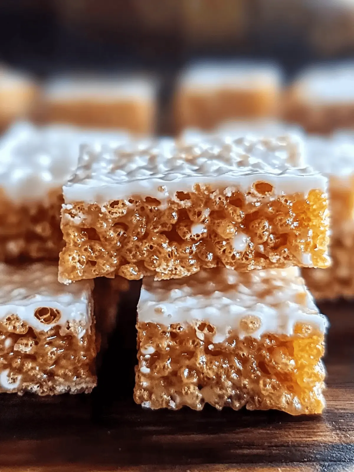 Gingerbread Rice Krispie Treats