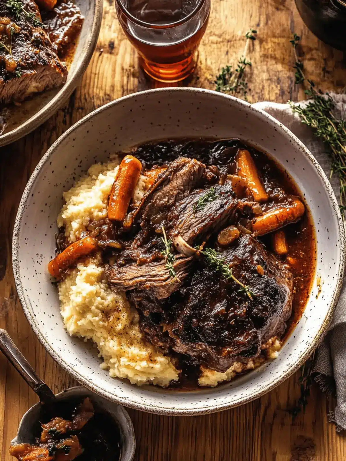 Red Wine Braised Pot Roast.