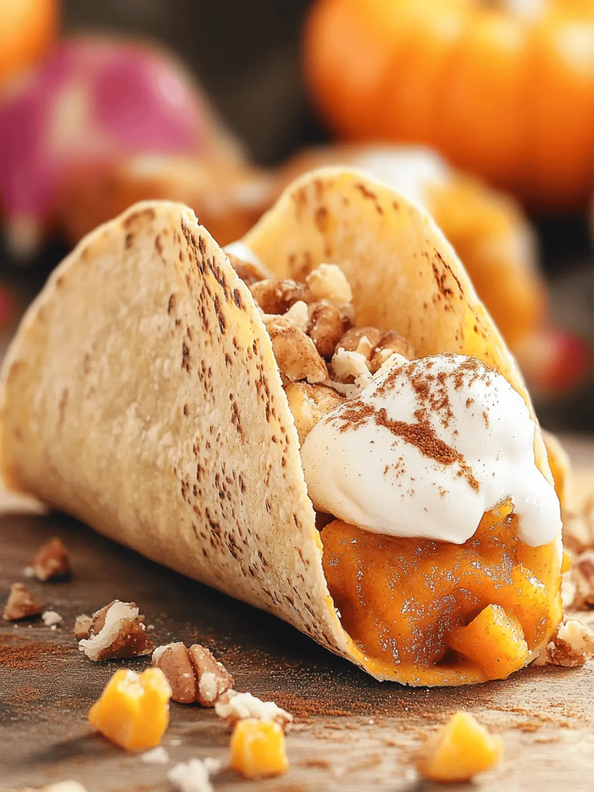 Pumpkin Pie Tacos