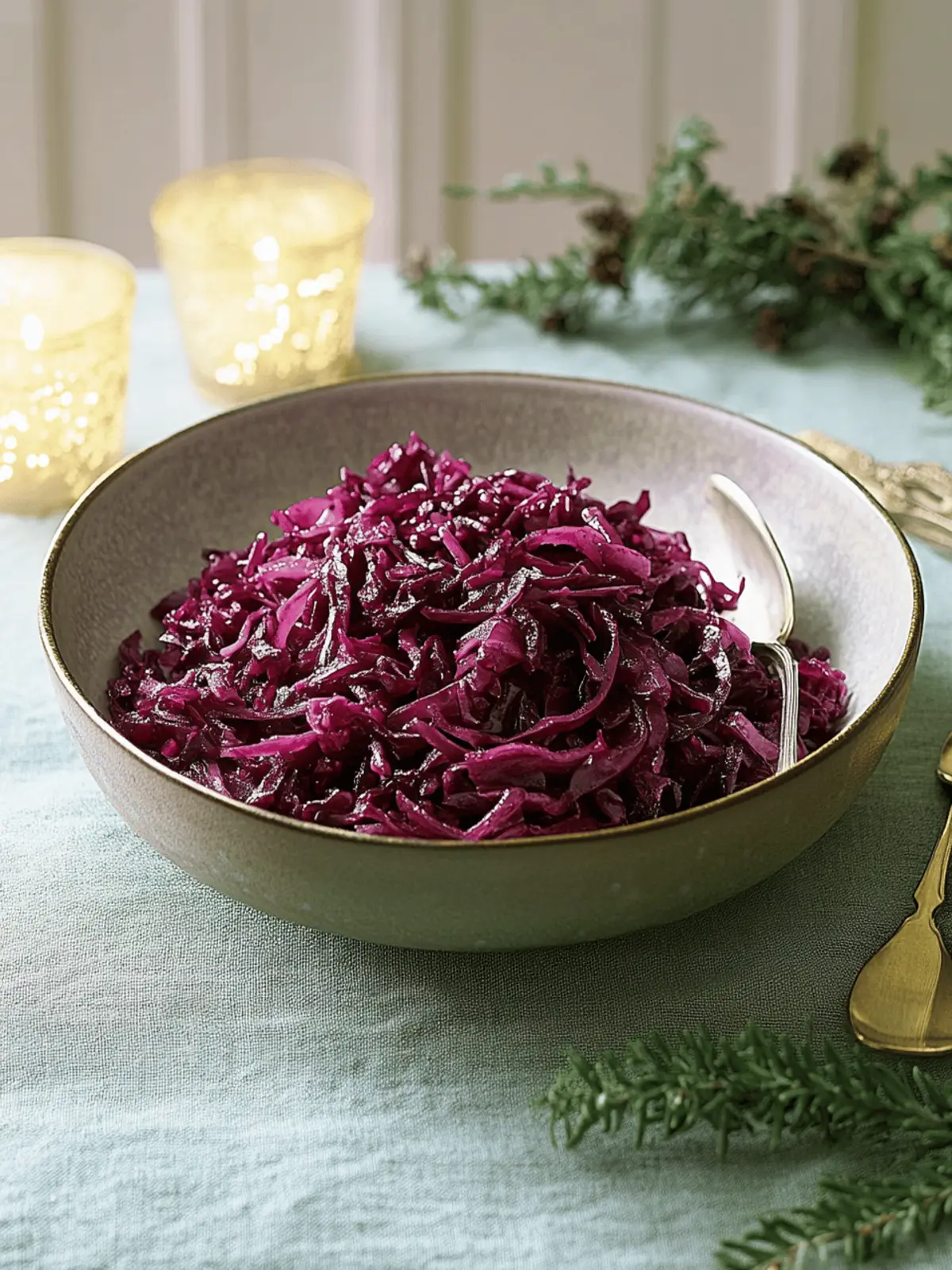 Flavor-Packed Braised Red Cabbage with Apples and Cranberries 4 Braised red cabbage