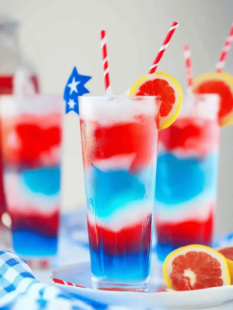 Red, White, and Blue Cocktail