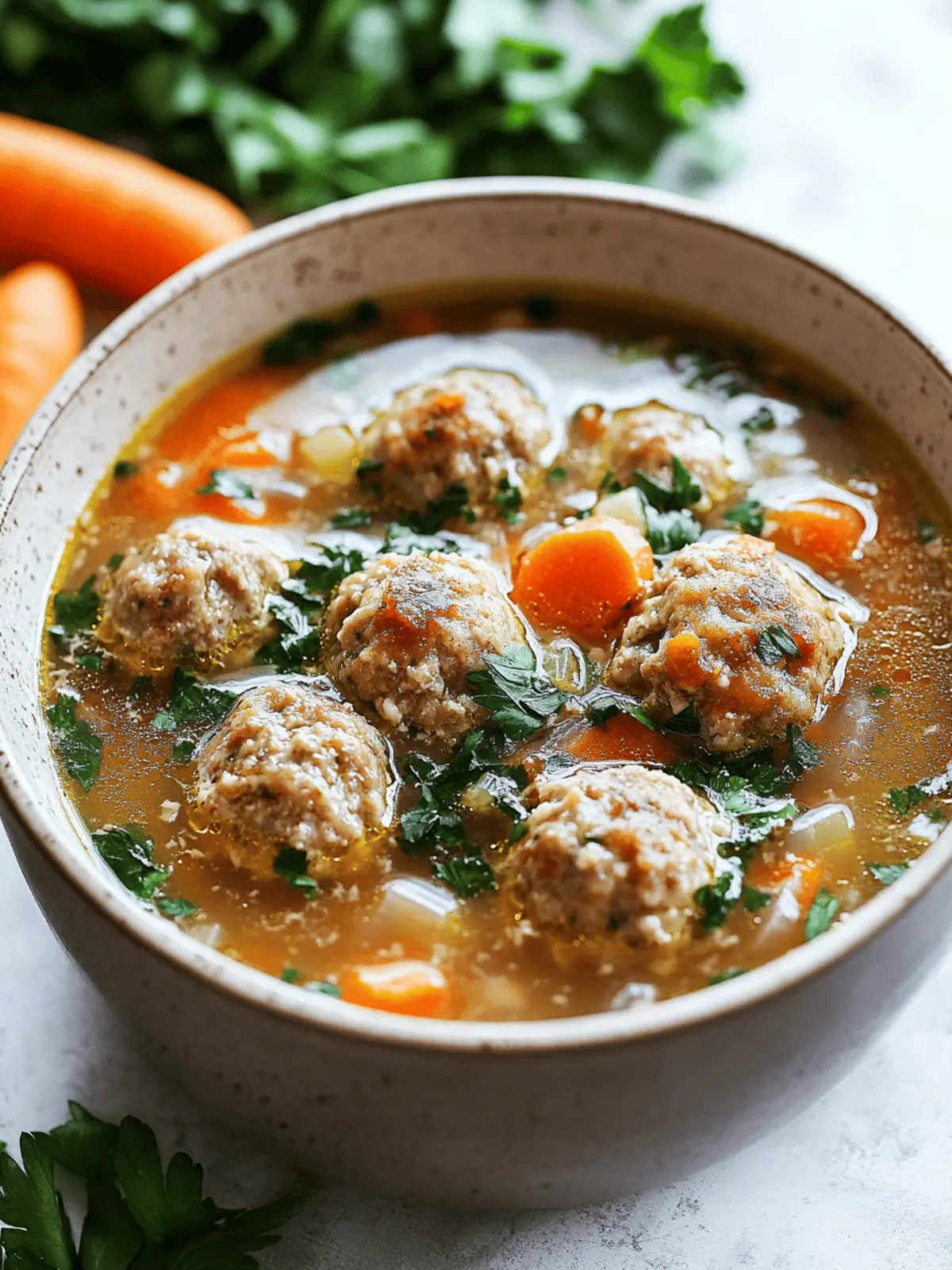 Crockpot Meatball Soup