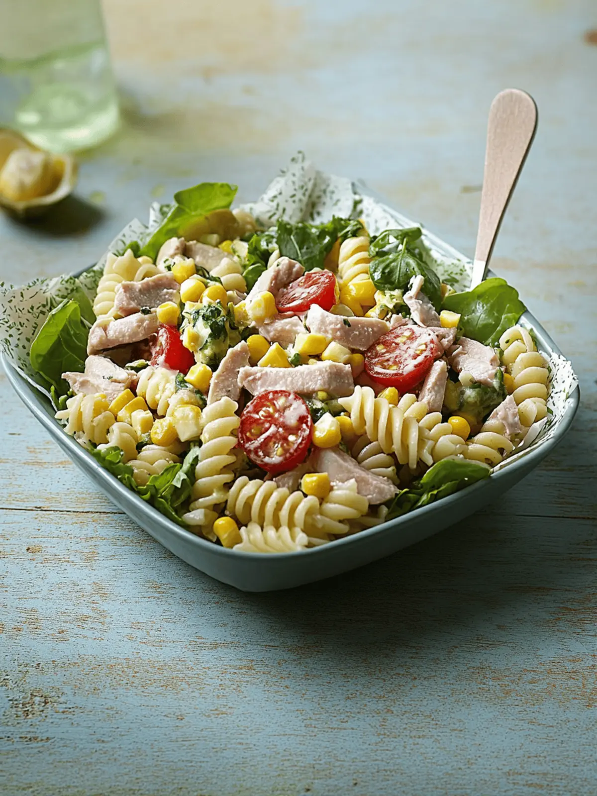 Tuna and sweetcorn pasta salad