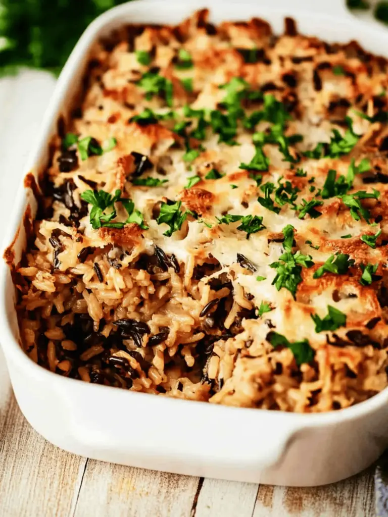 Healthy Wild Rice Casserole Recipe