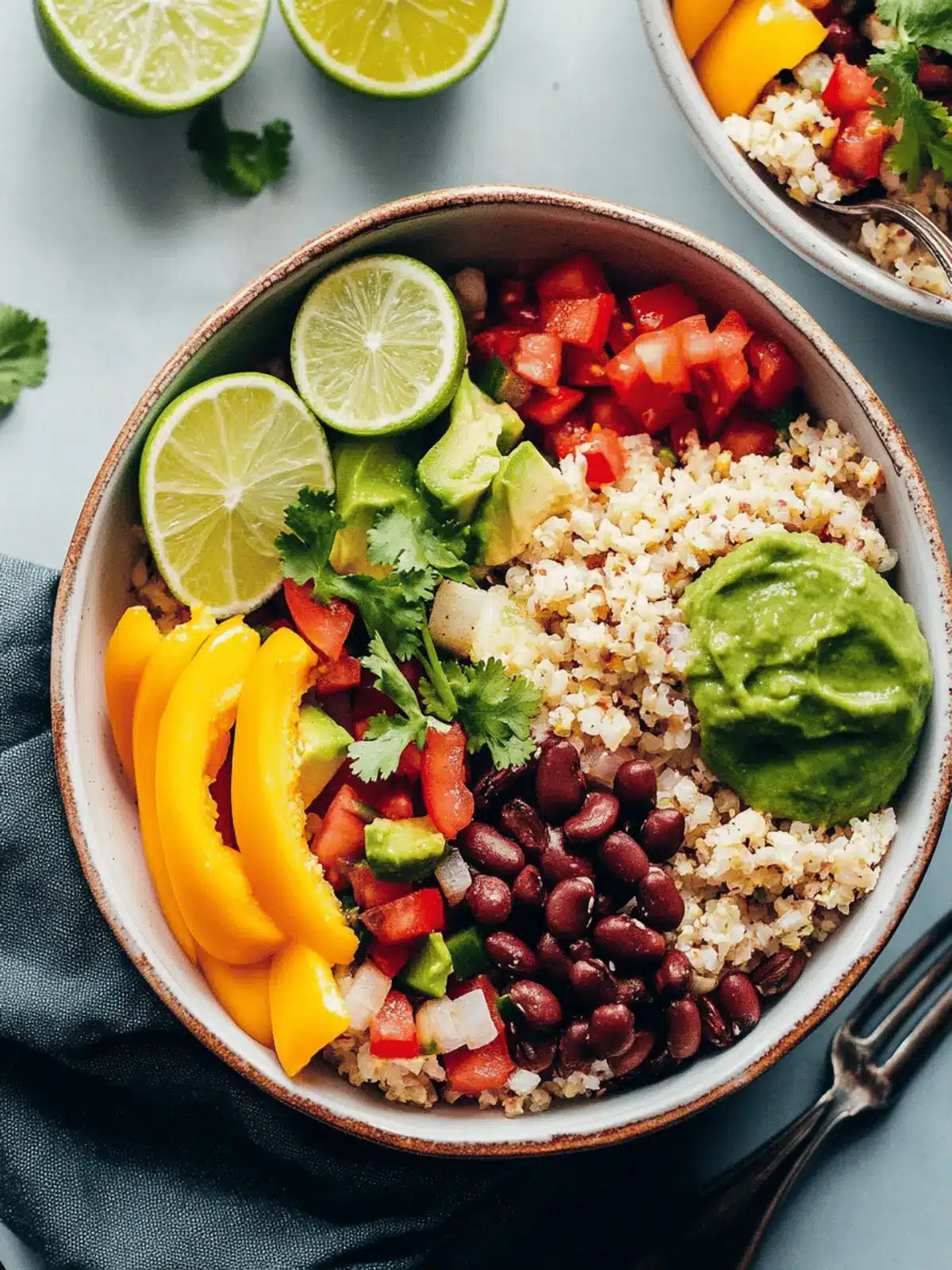 Cauliflower Rice Burrito Bowl