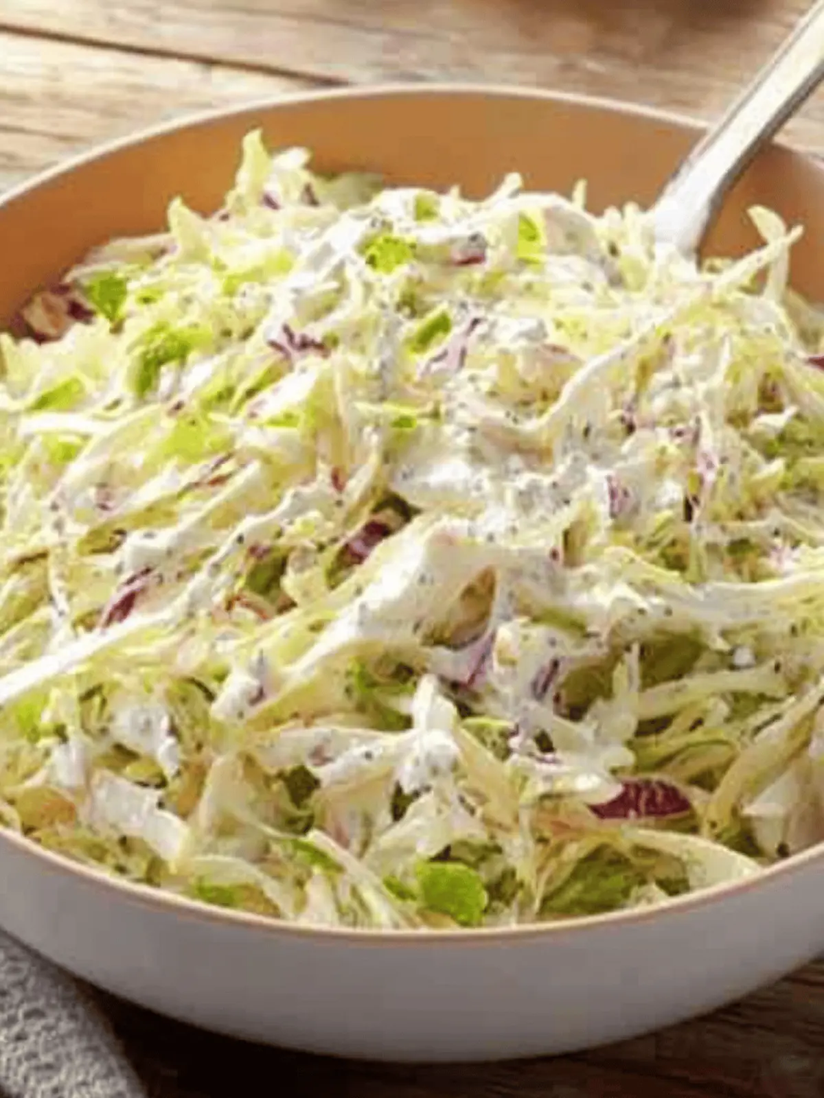 Caraway Coleslaw with Citrus Mayonnaise