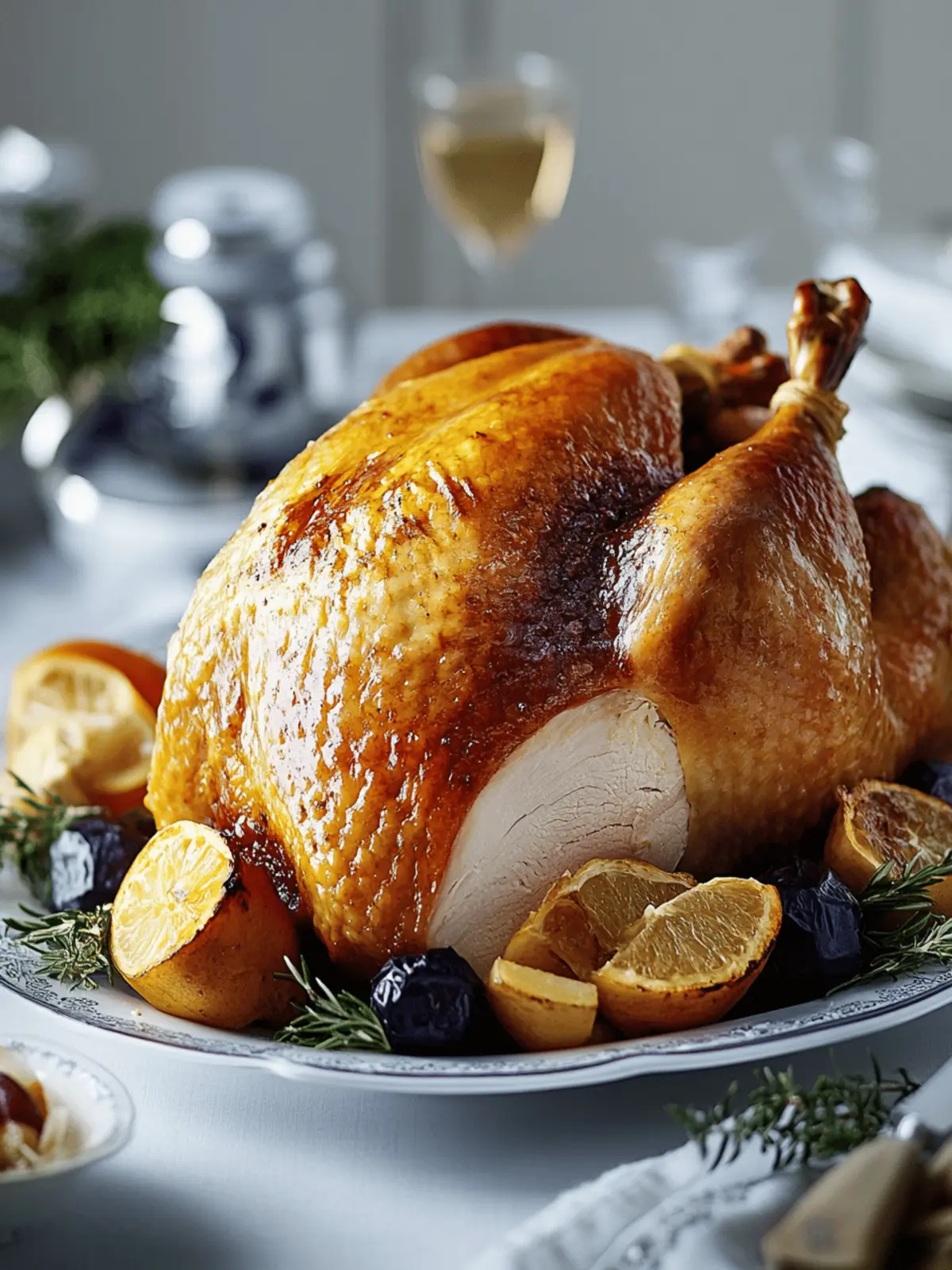 Delicious Roast Turkey Crown with Orange and Thyme Magic 3 Roast turkey crown
