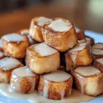 Cinnamon Roll French Toast Bites