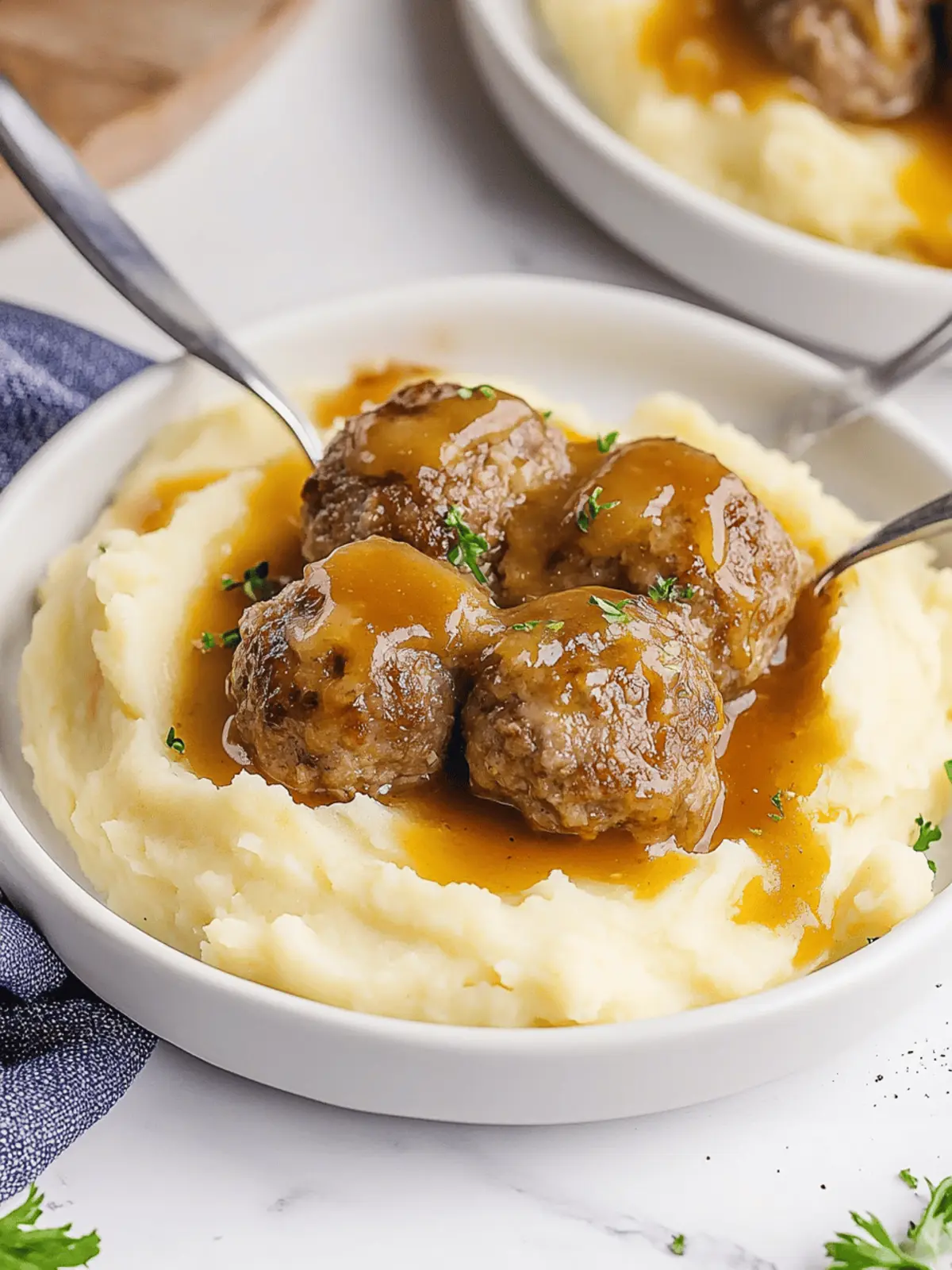 Meatballs and Mashed Potatoes
