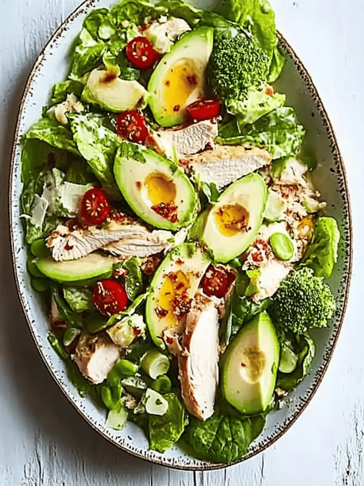 Green goddess chicken salad