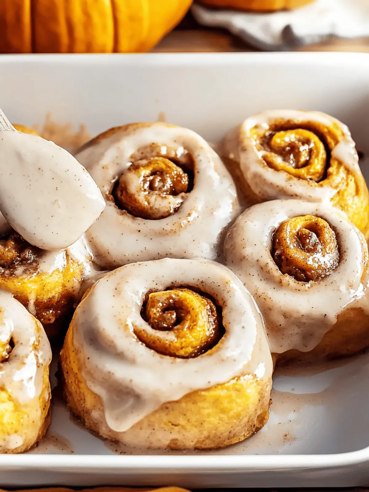 Pumpkin Chai Cinnamon Rolls