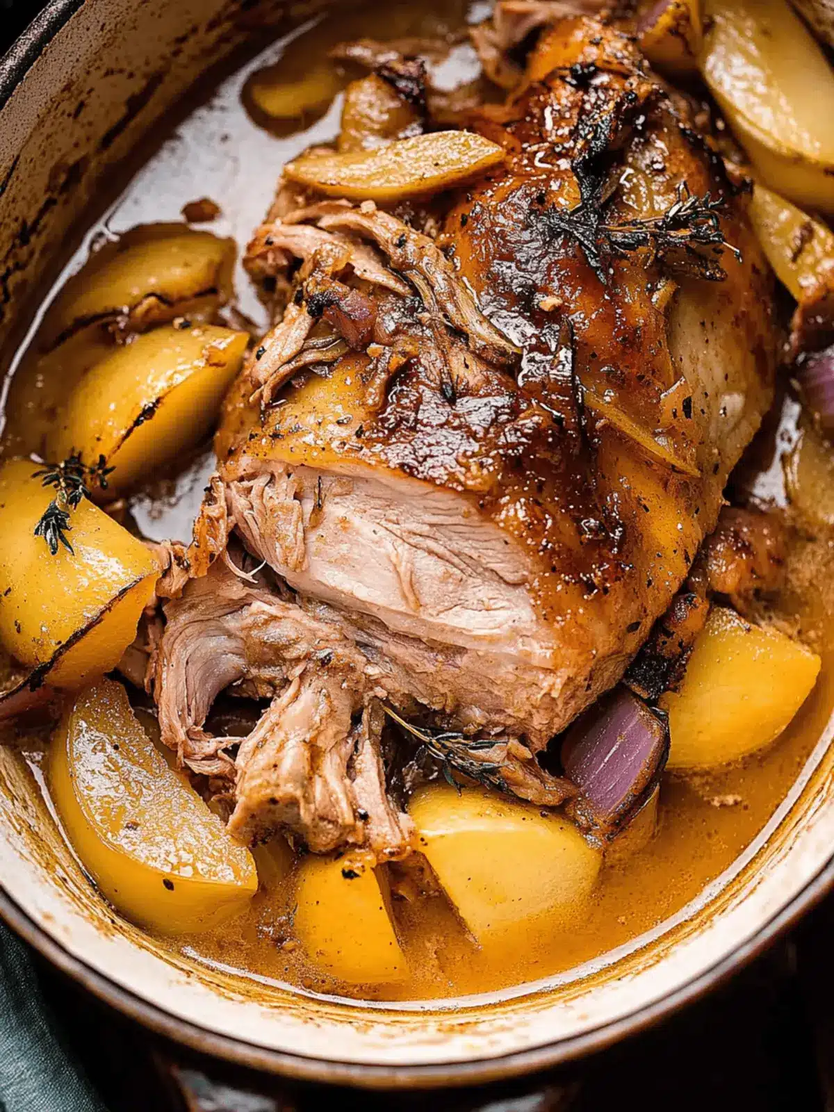 Apple Cider Braised Pork Shoulder