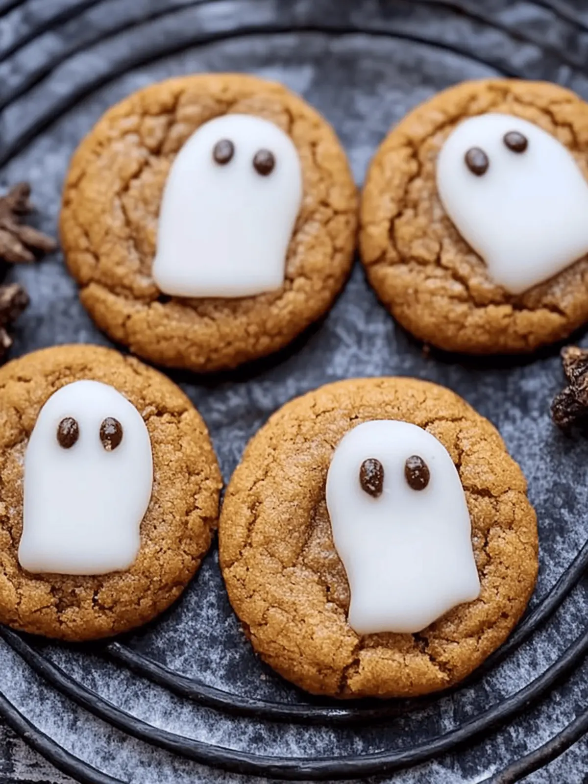 Spooky Ghost Brown Butter Pumpkin Cookies to Wow Your Guests 2 Spooky Ghost Brown Butter Pumpkin Cookies