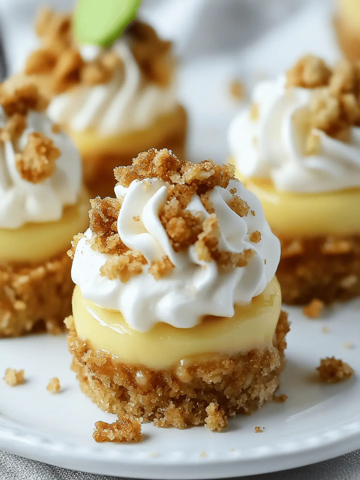 Apple Crisp Mini Cheesecakes: Your Fall Dessert Delight 3 Apple Crisp Mini Cheesecakes
