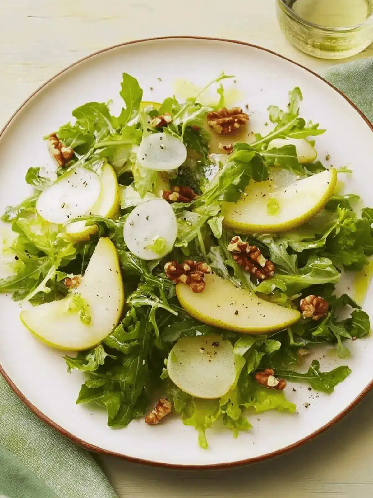 Pear & Walnut Salad