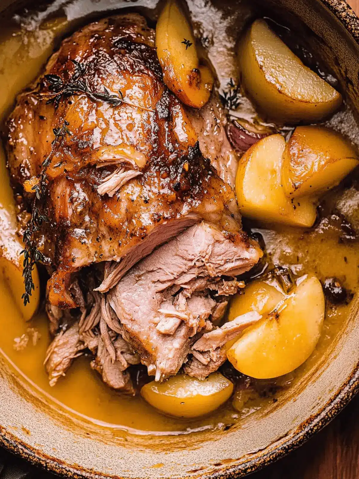Apple Cider Braised Pork Shoulder