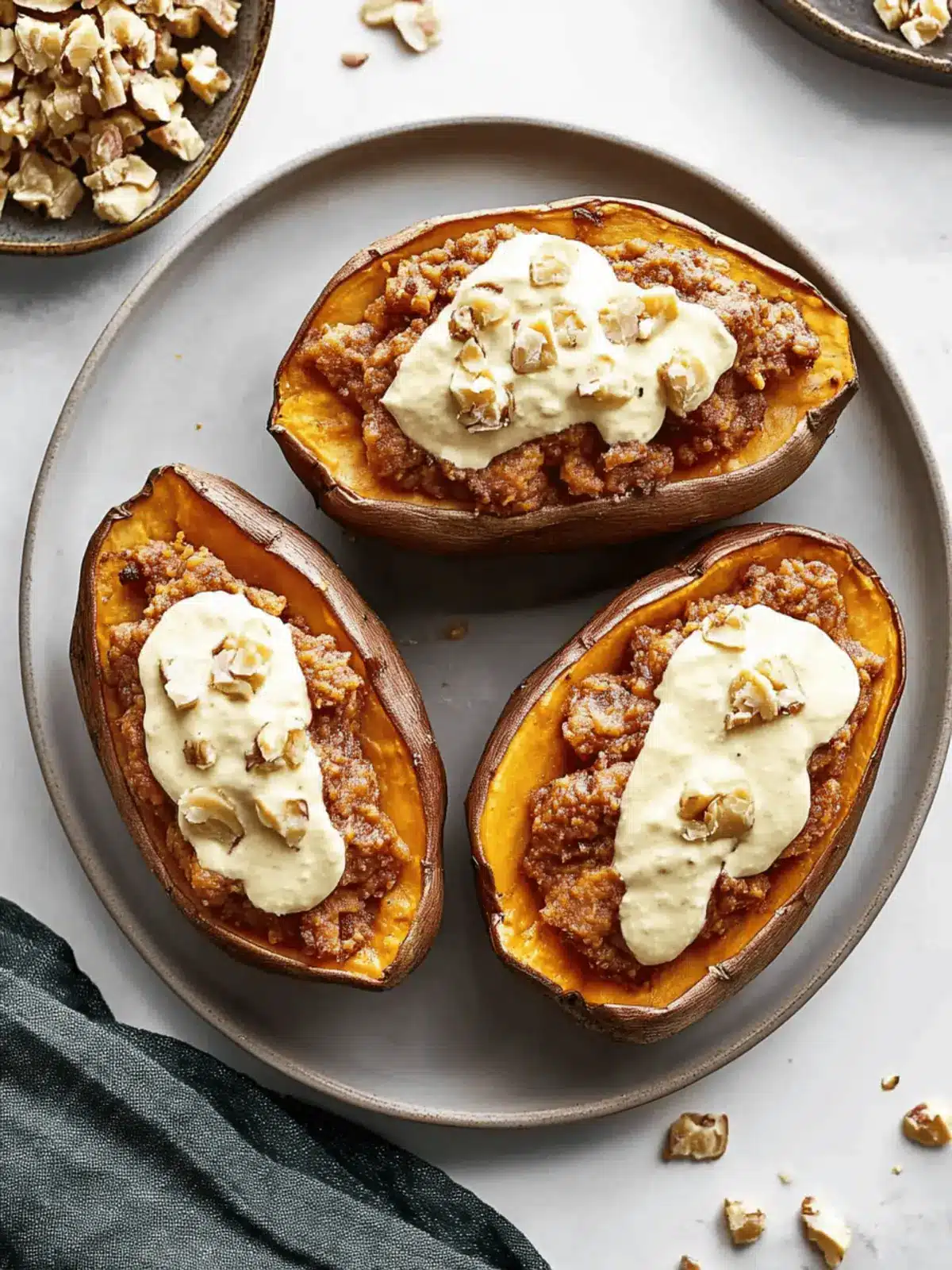 Twice Baked Sweet Potatoes