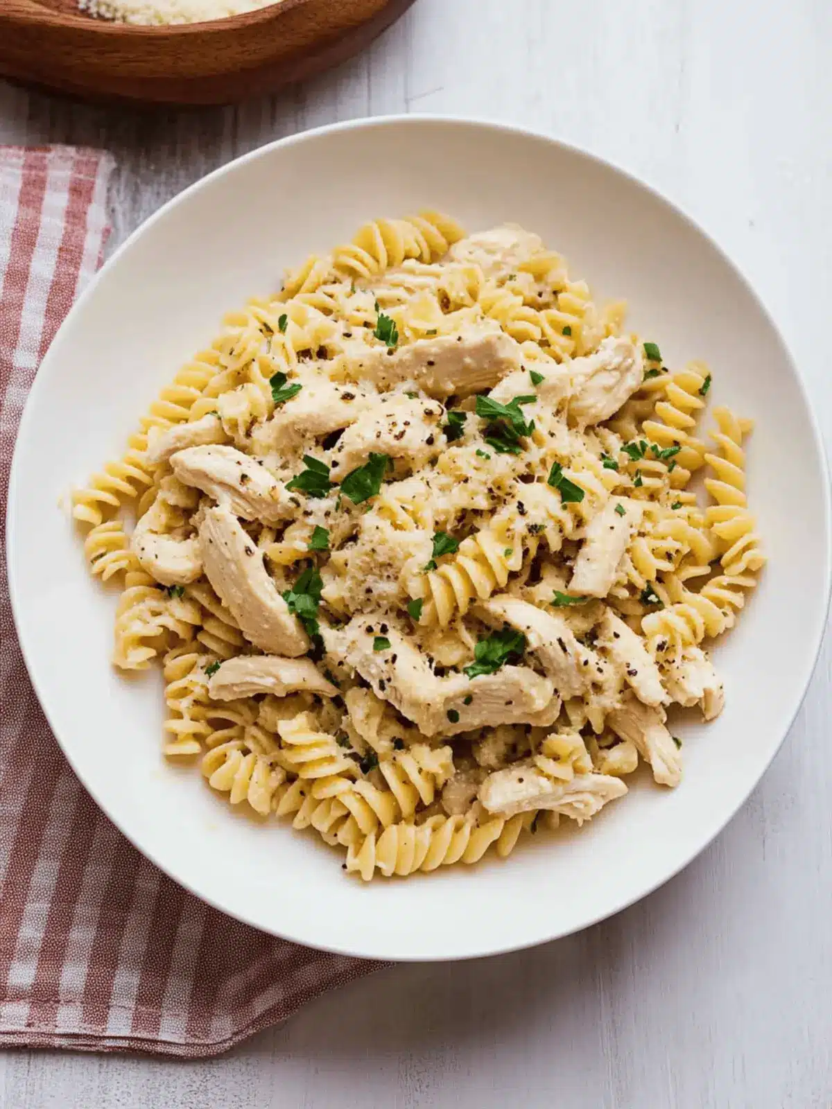 Creamy Crockpot Garlic Parmesan Chicken Pasta You’ll Crave 2 Crockpot Garlic Parmesan Chicken Pasta