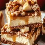 Caramel Apple Cheesecake Bars