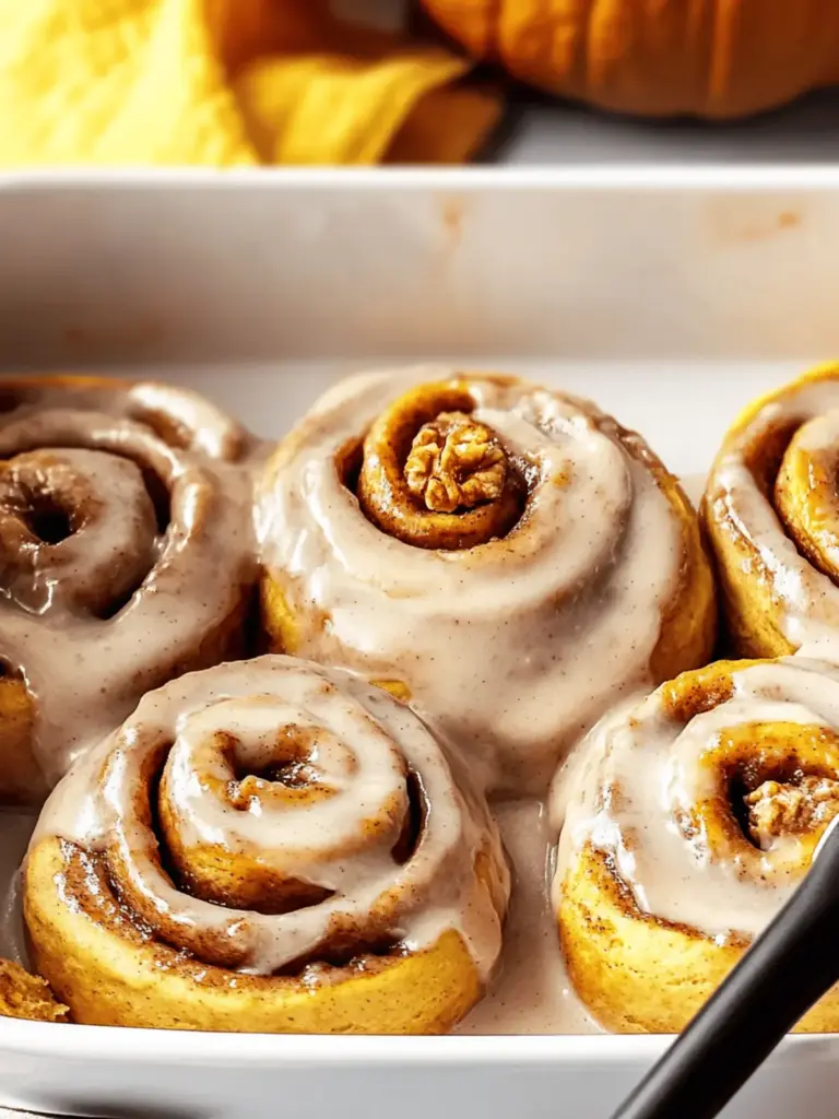 Pumpkin Chai Cinnamon Rolls