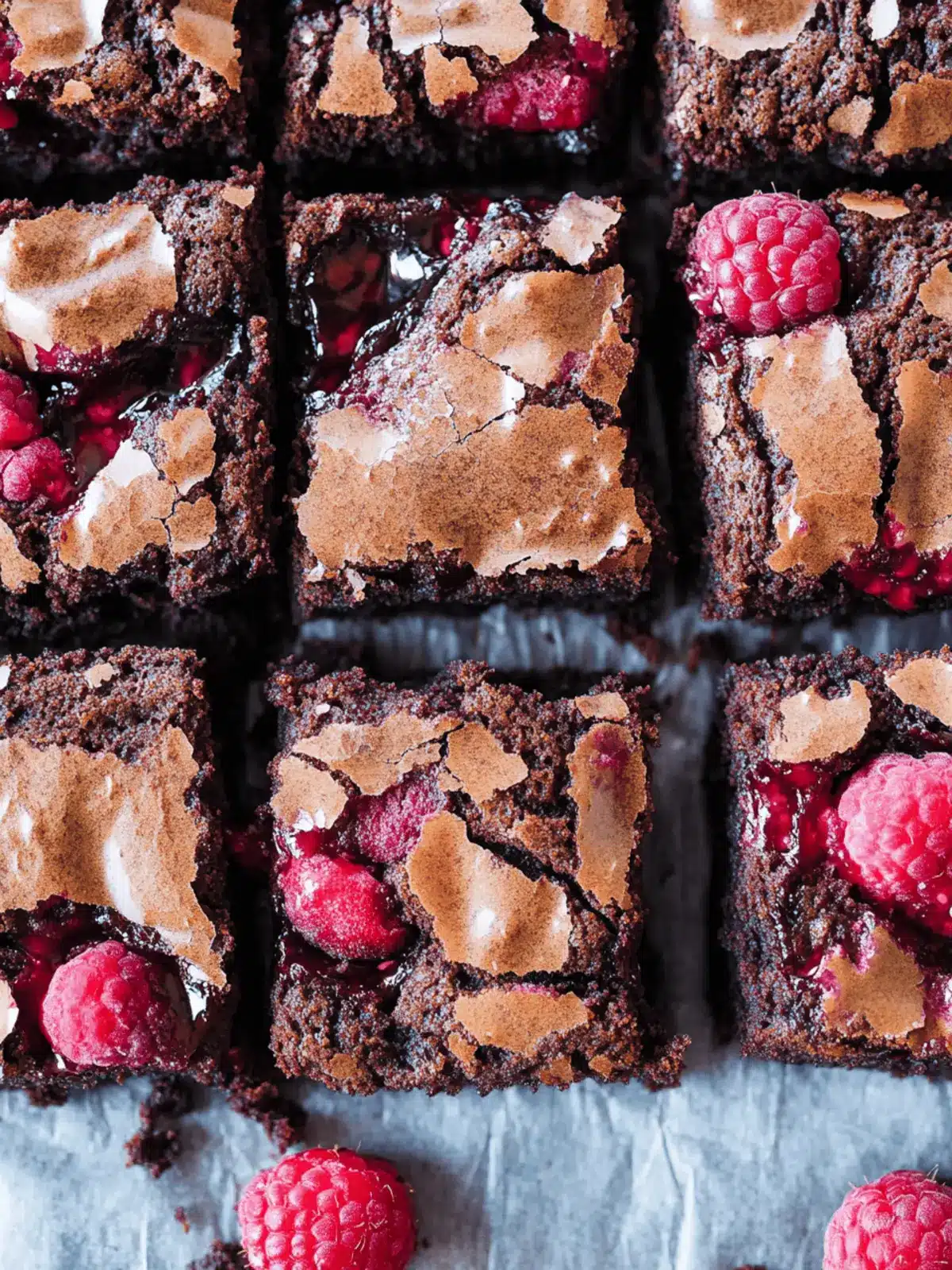 Raspberry Brownies