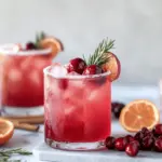 Spiced Cranberry Paloma Cocktail