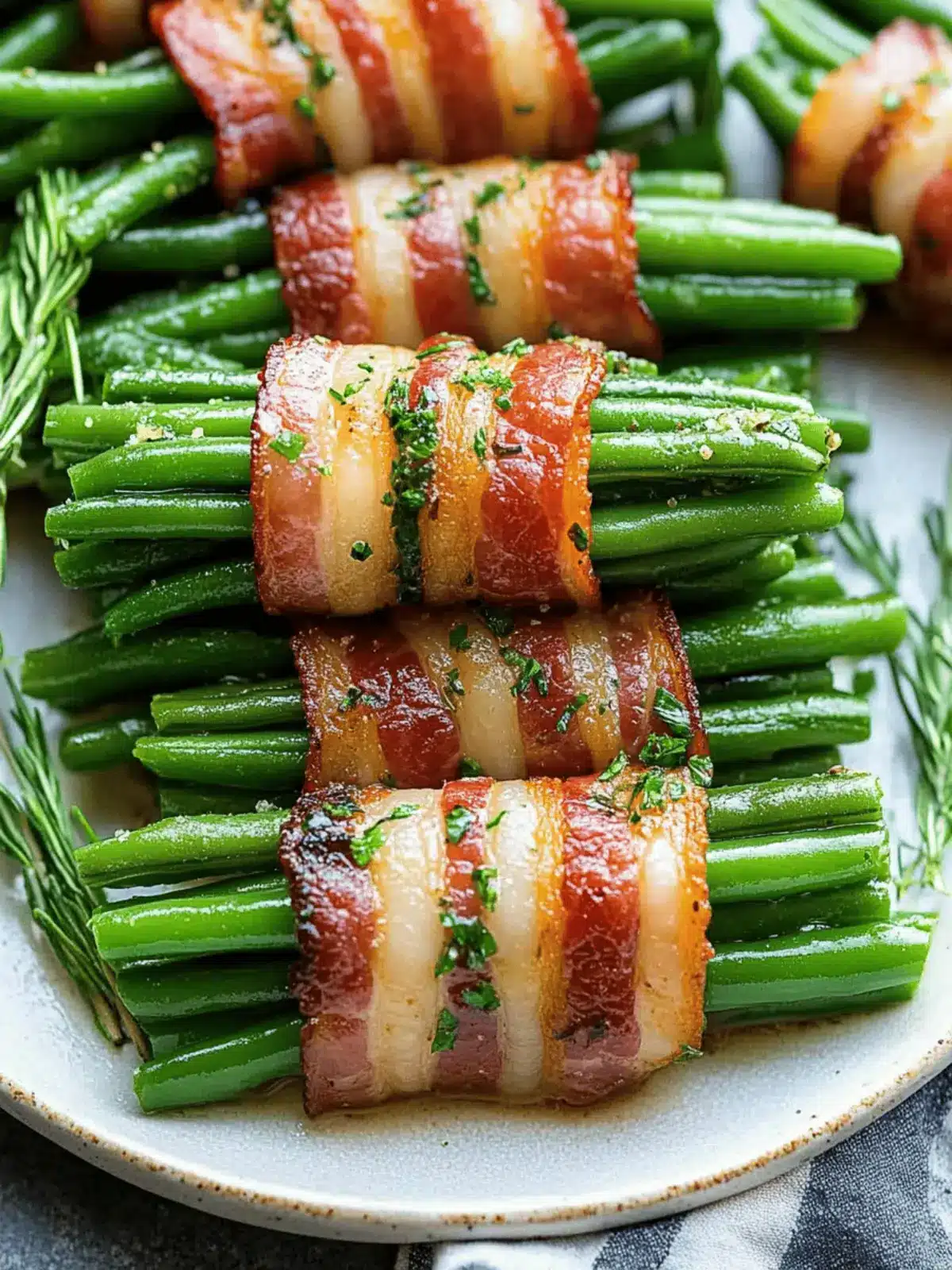 Bacon Green Bean Bundles: A Crispy, Savory Delight! 4 Bacon Green Bean Bundles