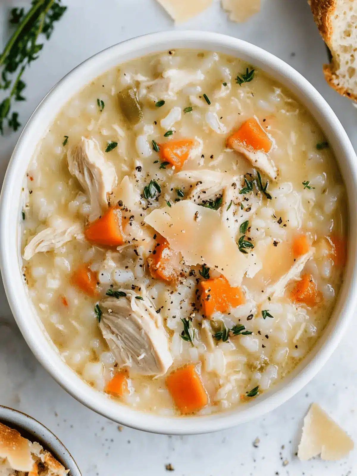 Creamy Chicken and Rice Soup