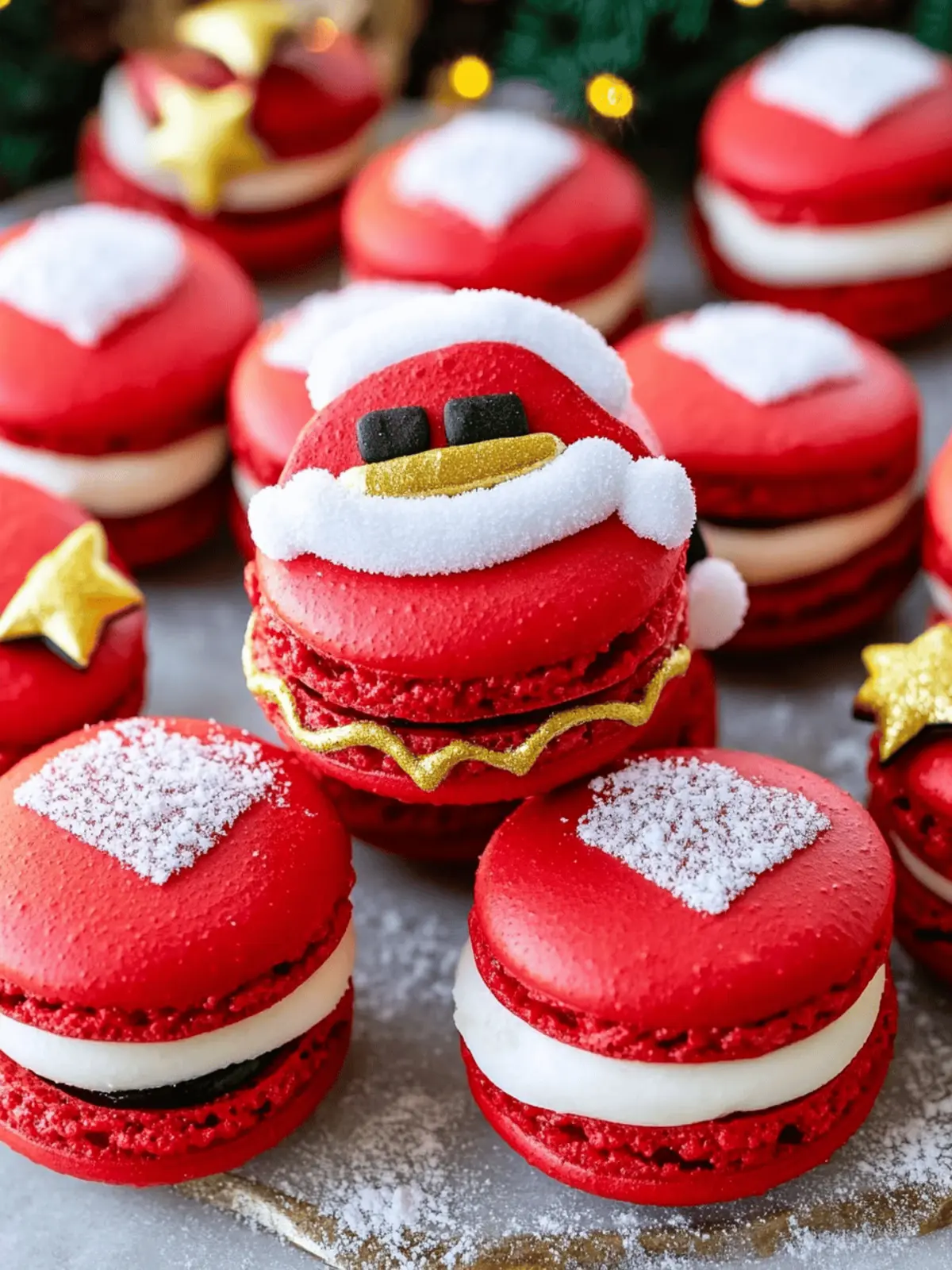 Santa Claus Macarons