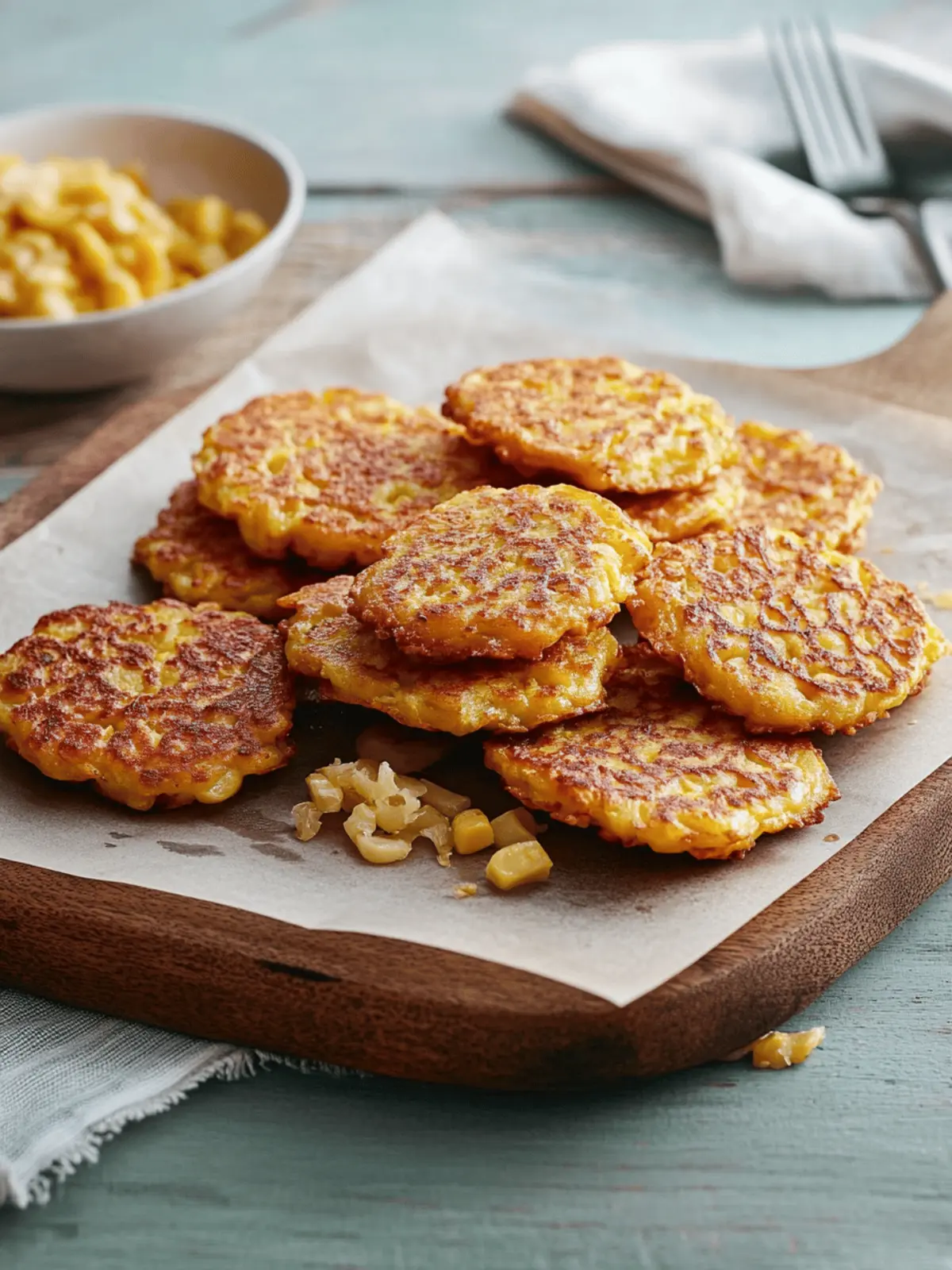Sweetcorn fritters