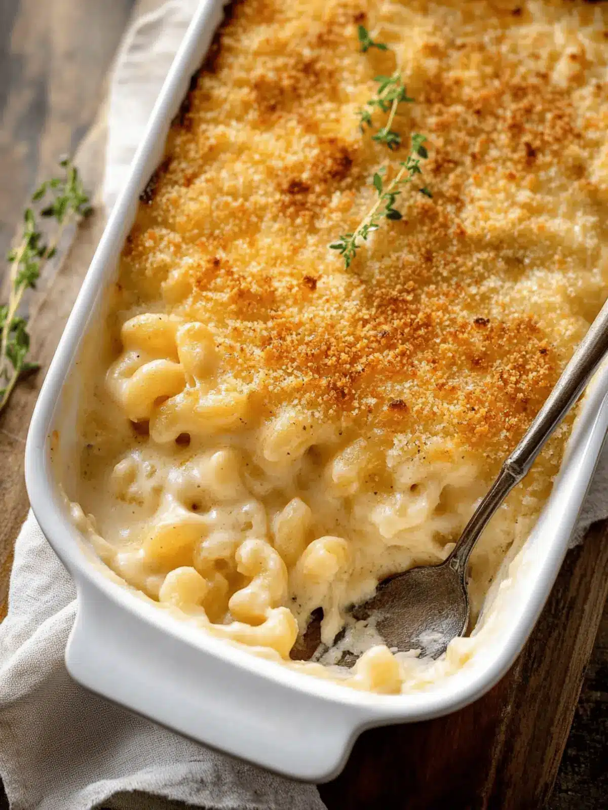Homemade Baked Mac and Cheese