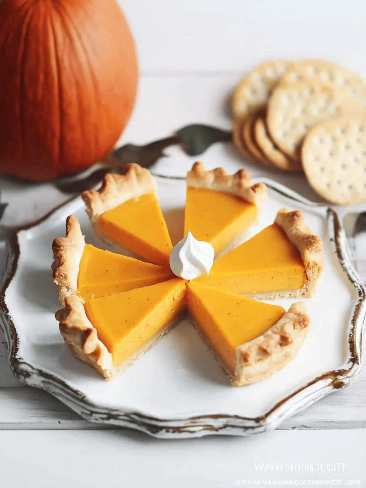 pumpkin pie cheese and crackers