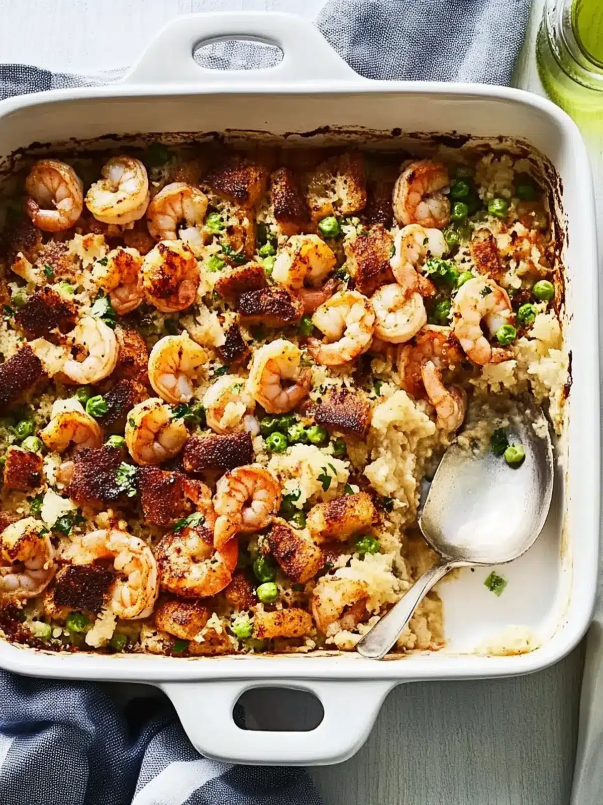 Mirliton and Gulf Shrimp Casserole