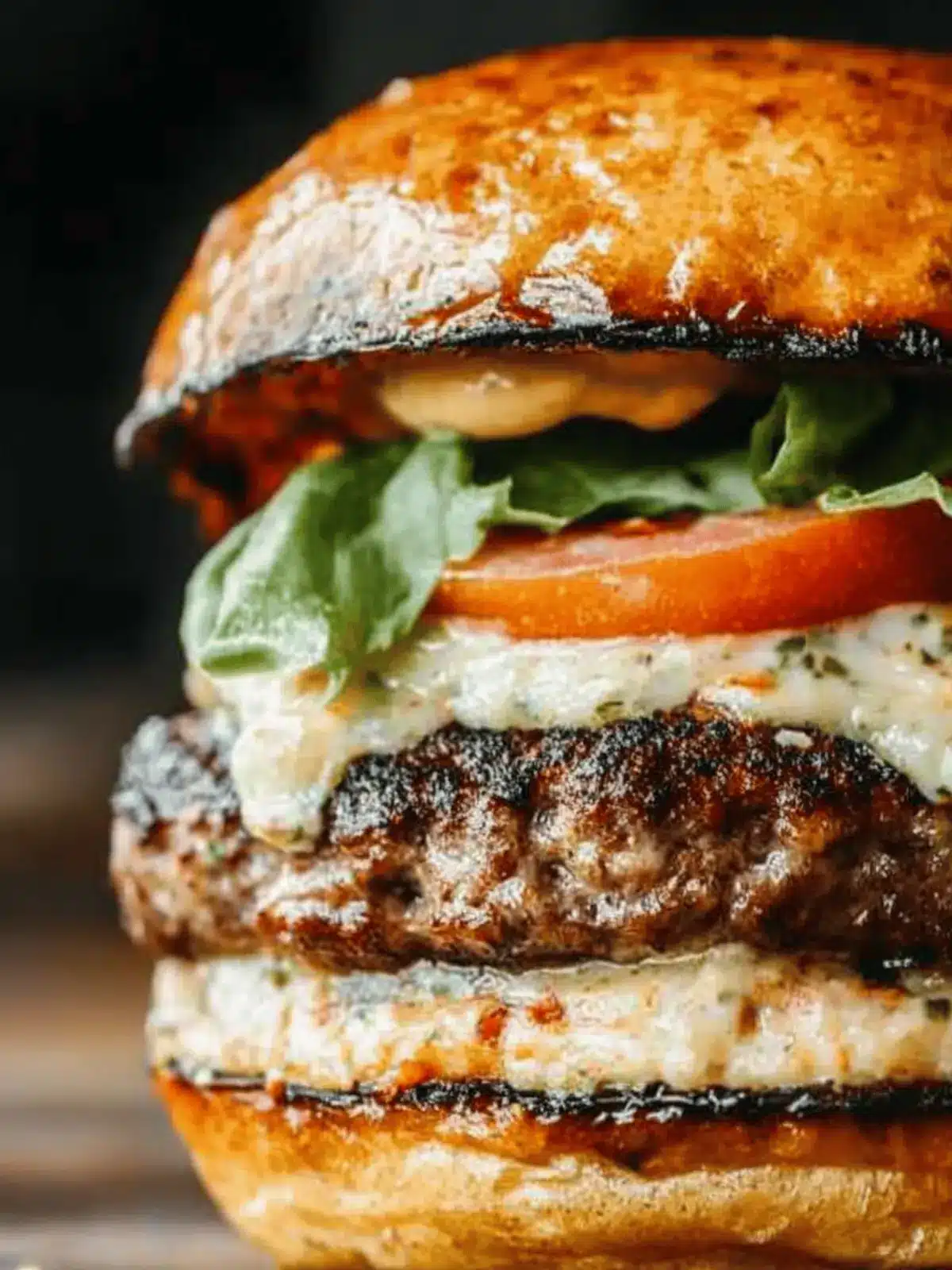 Rapscallion Burger with Pimento Cheese