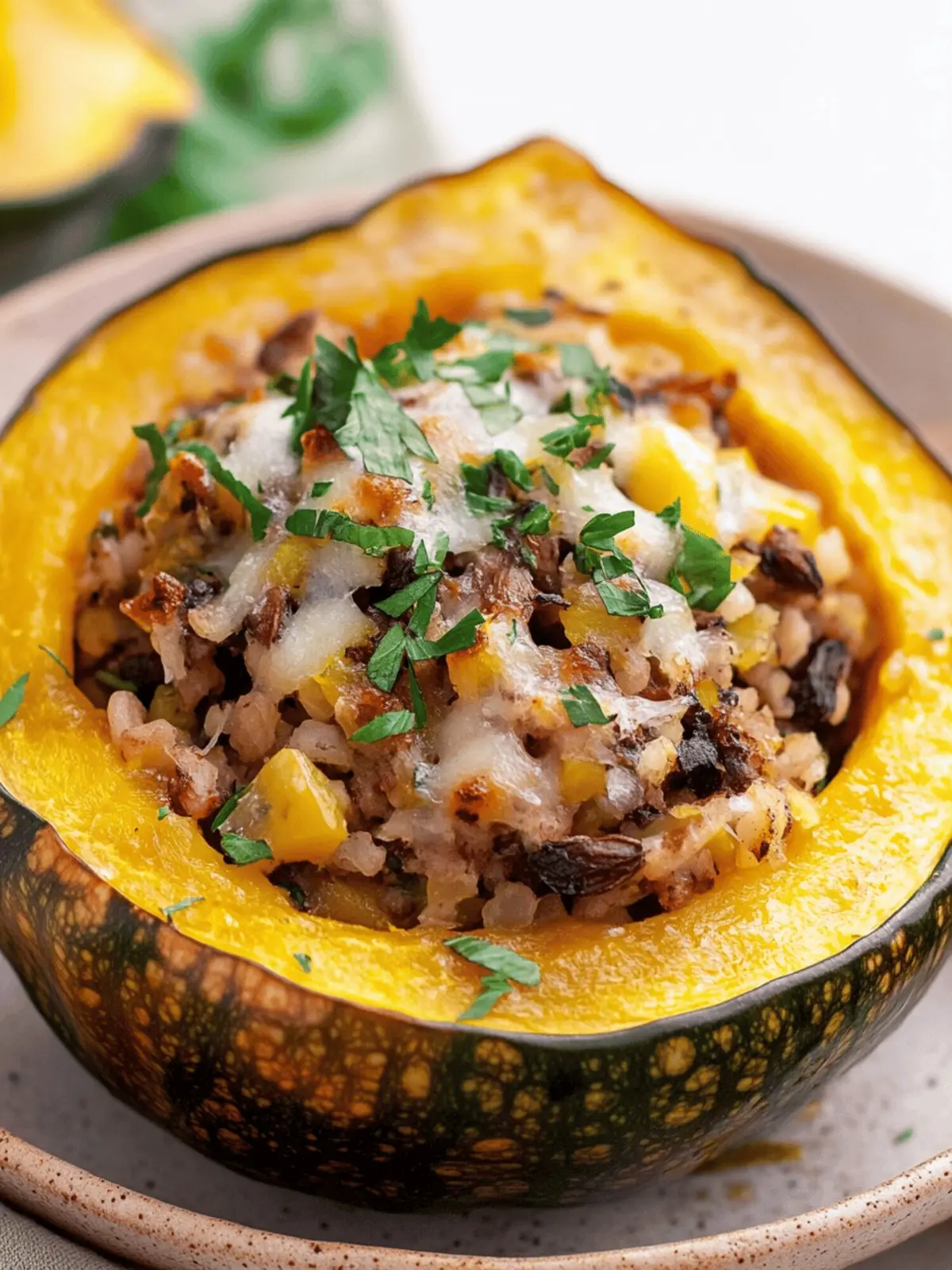 Vegan Stuffed Acorn Squash Perfect for Your Fall Feast 5 Vegan Stuffed Acorn Squash