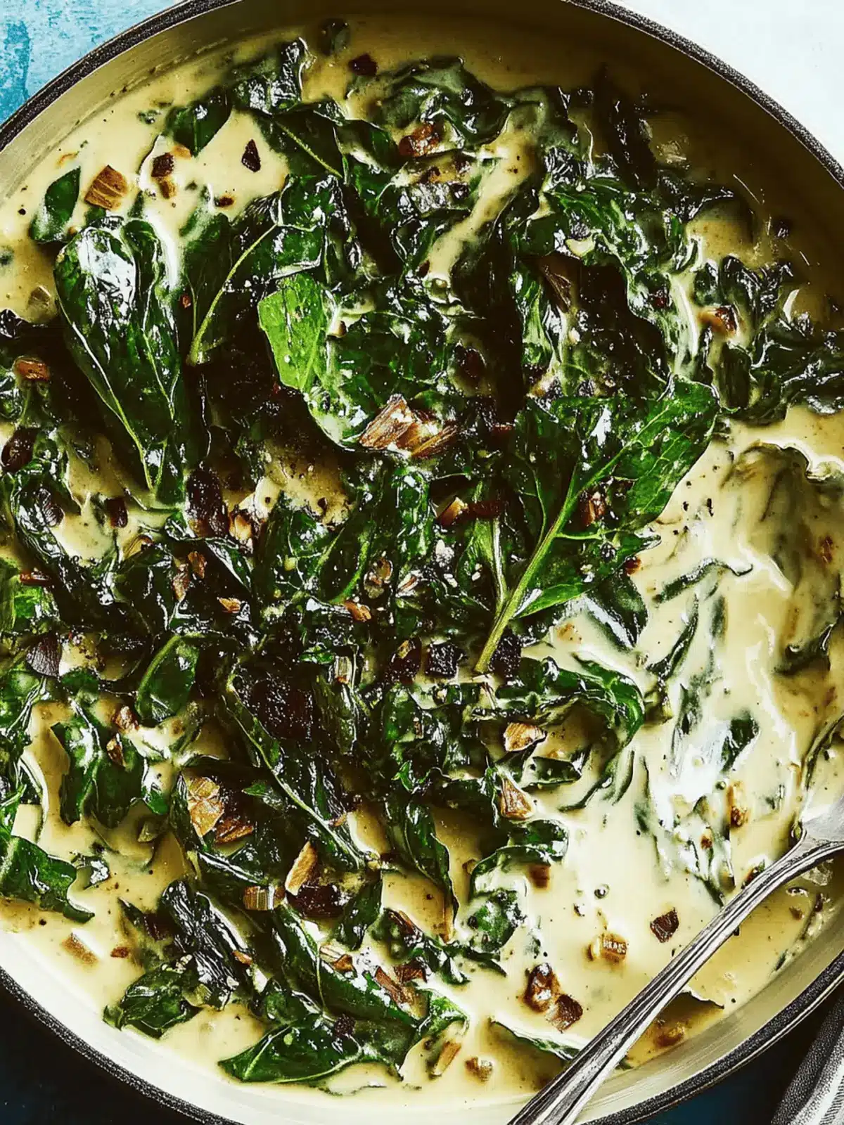 One-Pot Creamy Vegan Greens: Spinach Bliss Awaits You 4 One-Pot Creamy Vegan Greens
