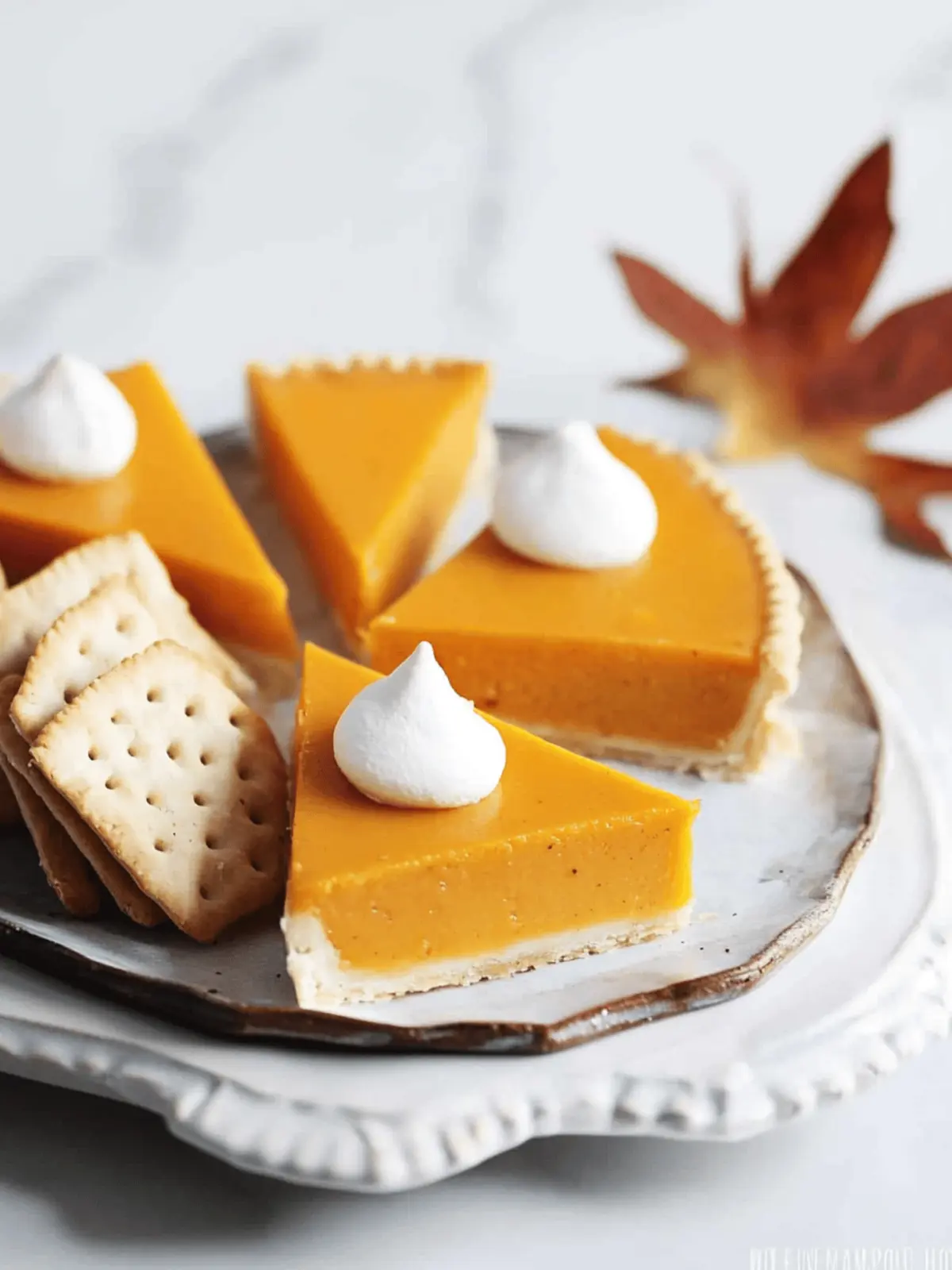 pumpkin pie cheese and crackers