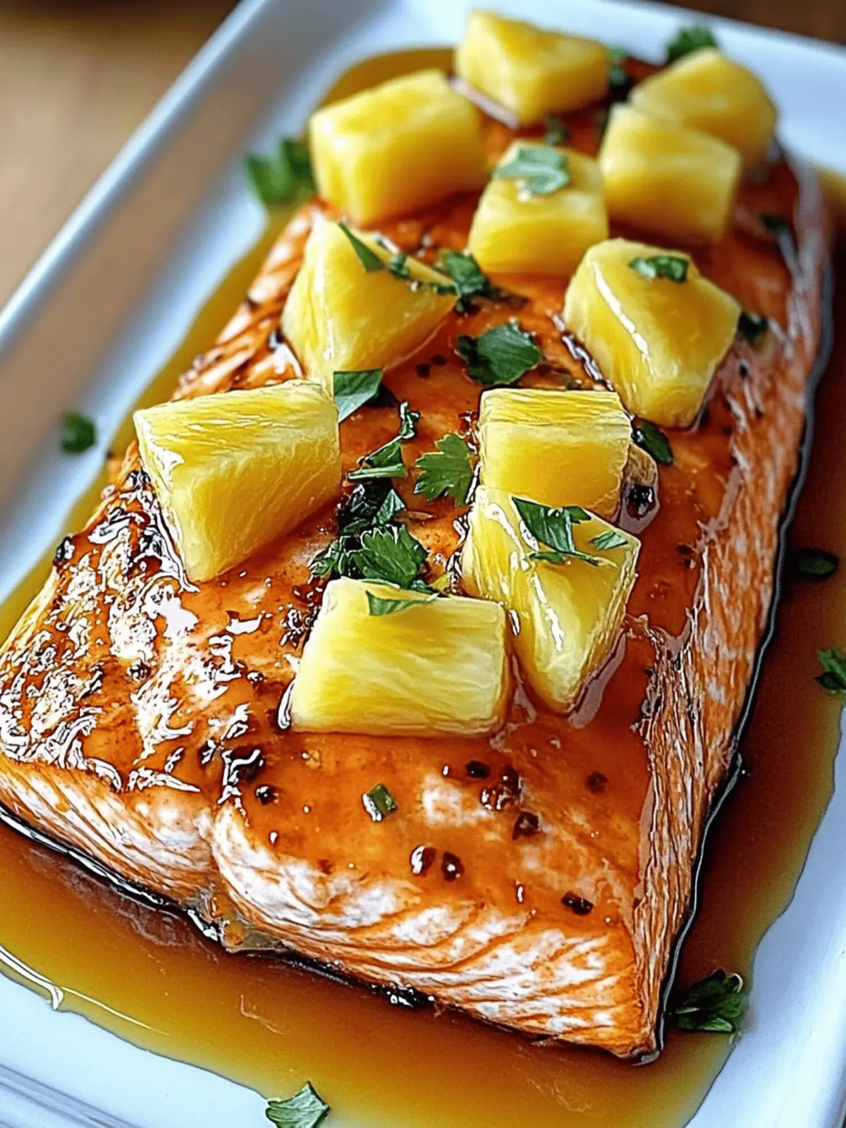 Honey Pineapple Glazed Salmon: A Sweet and Savory 25-Minute Delight 3 Honey Pineapple Glazed Salmon