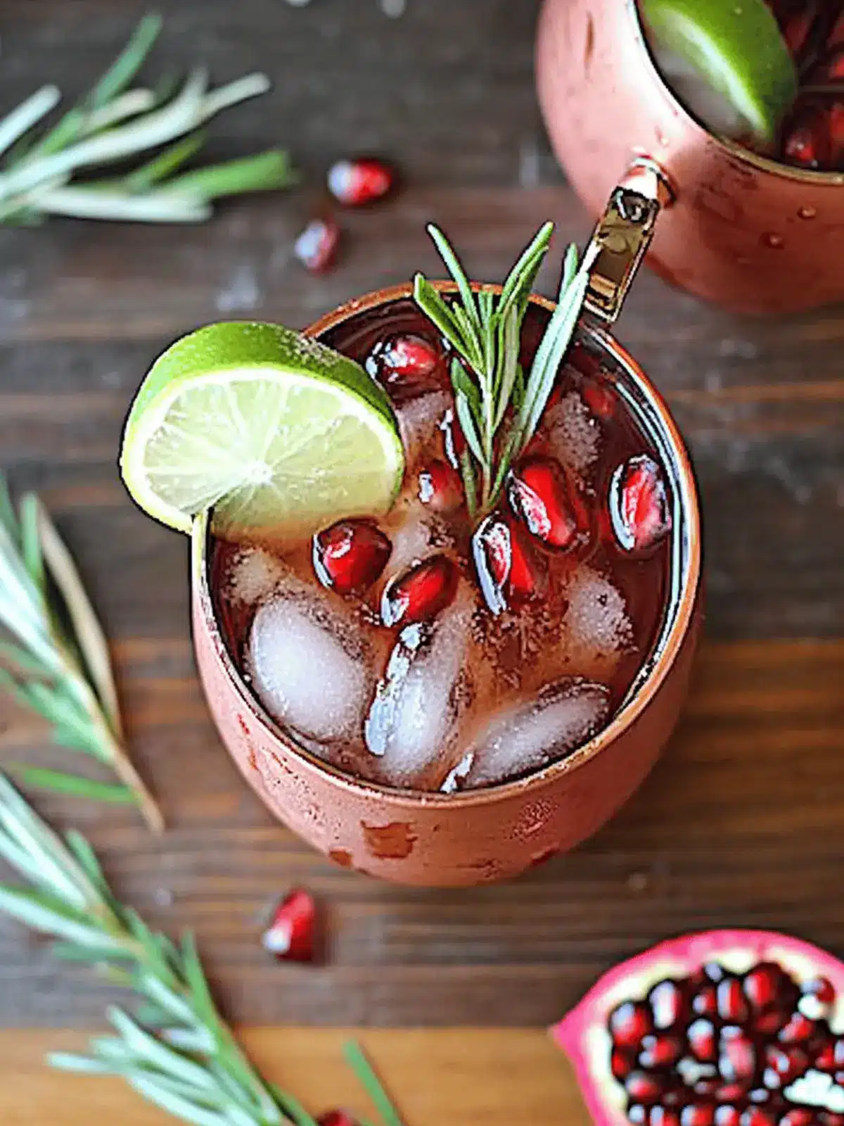 Pomegranate Moscow Mule