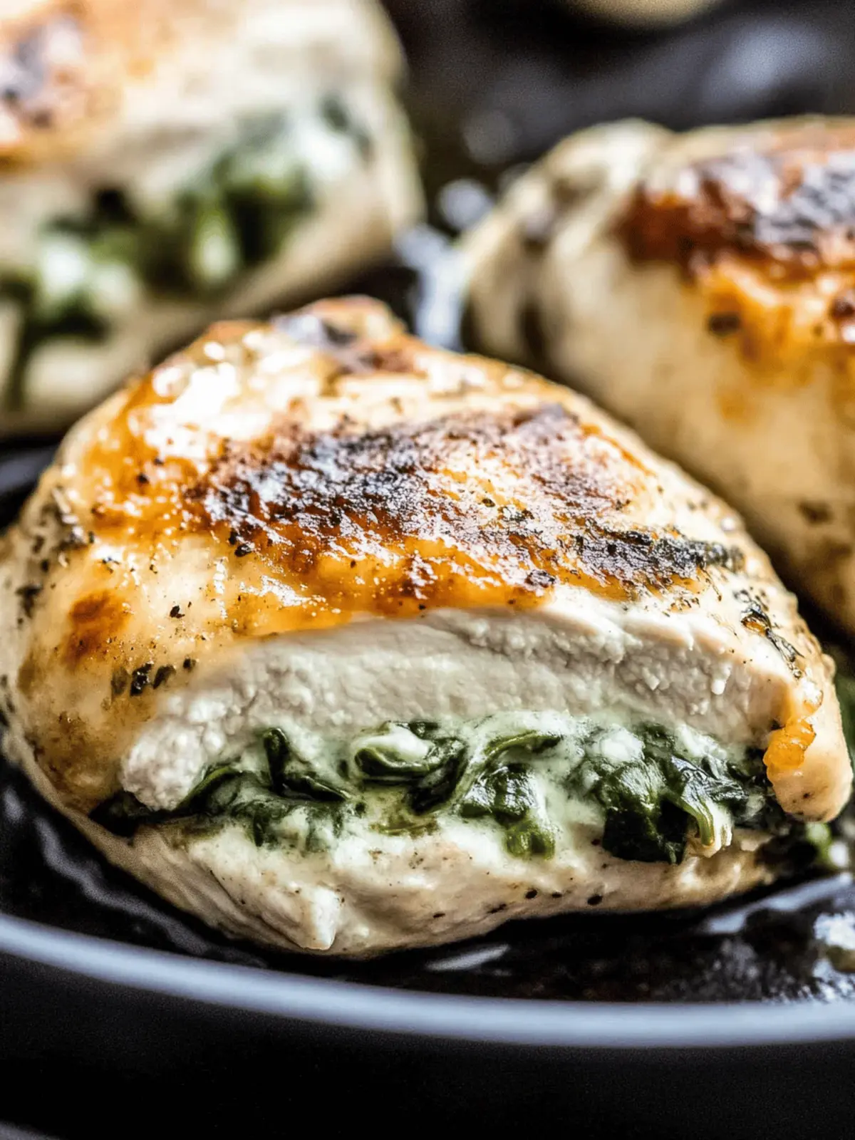 Indulge in Flavor with Spinach Stuffed Chicken Breast 4 Spinach Stuffed Chicken Breast