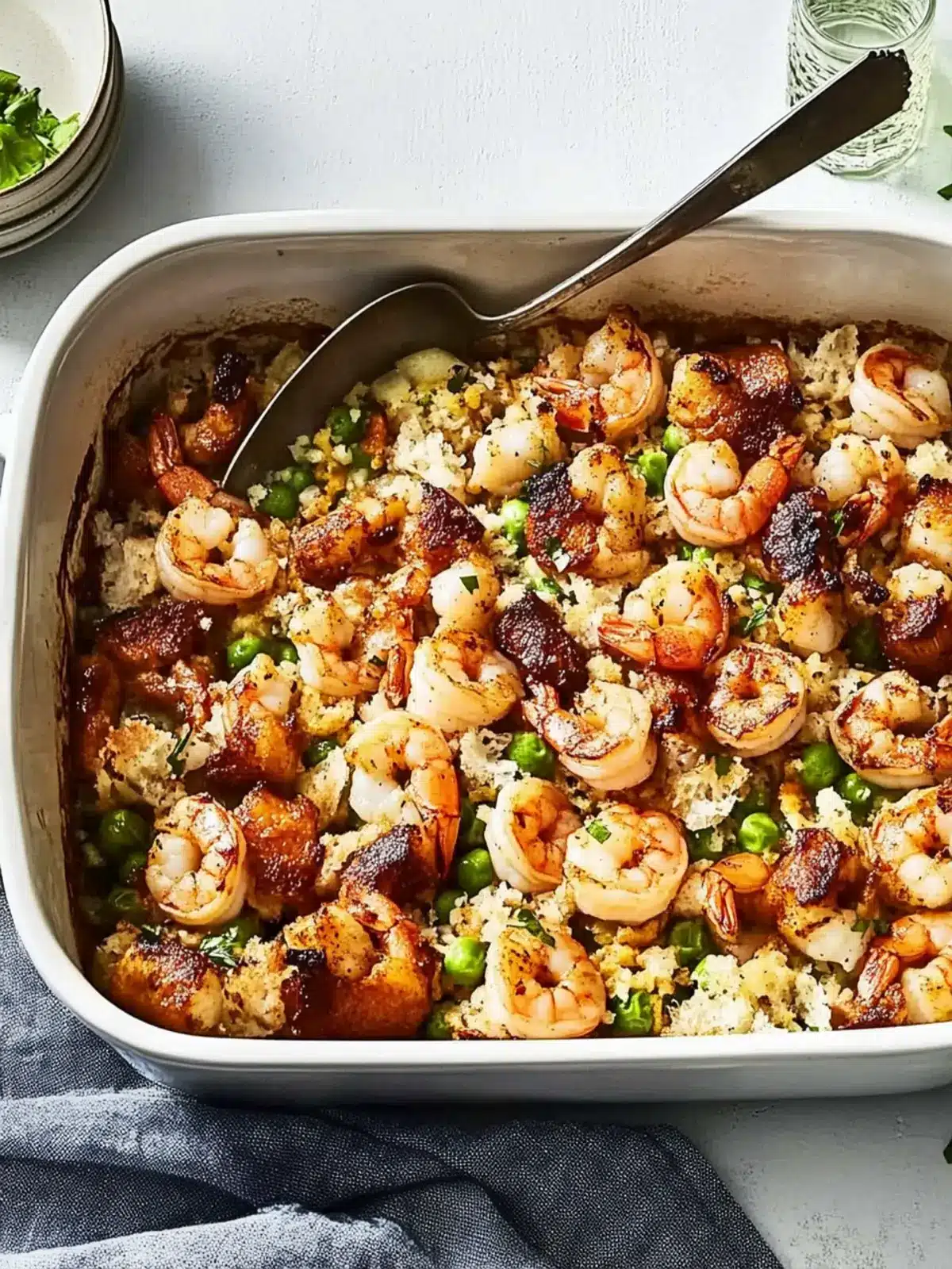 Mirliton and Gulf Shrimp Casserole