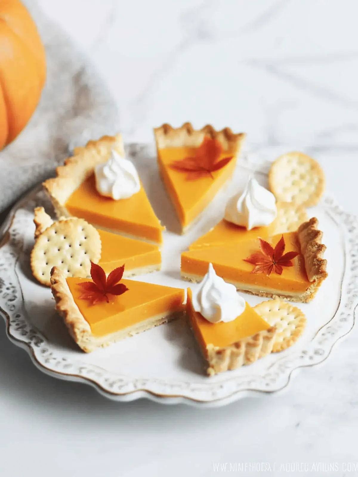 pumpkin pie cheese and crackers