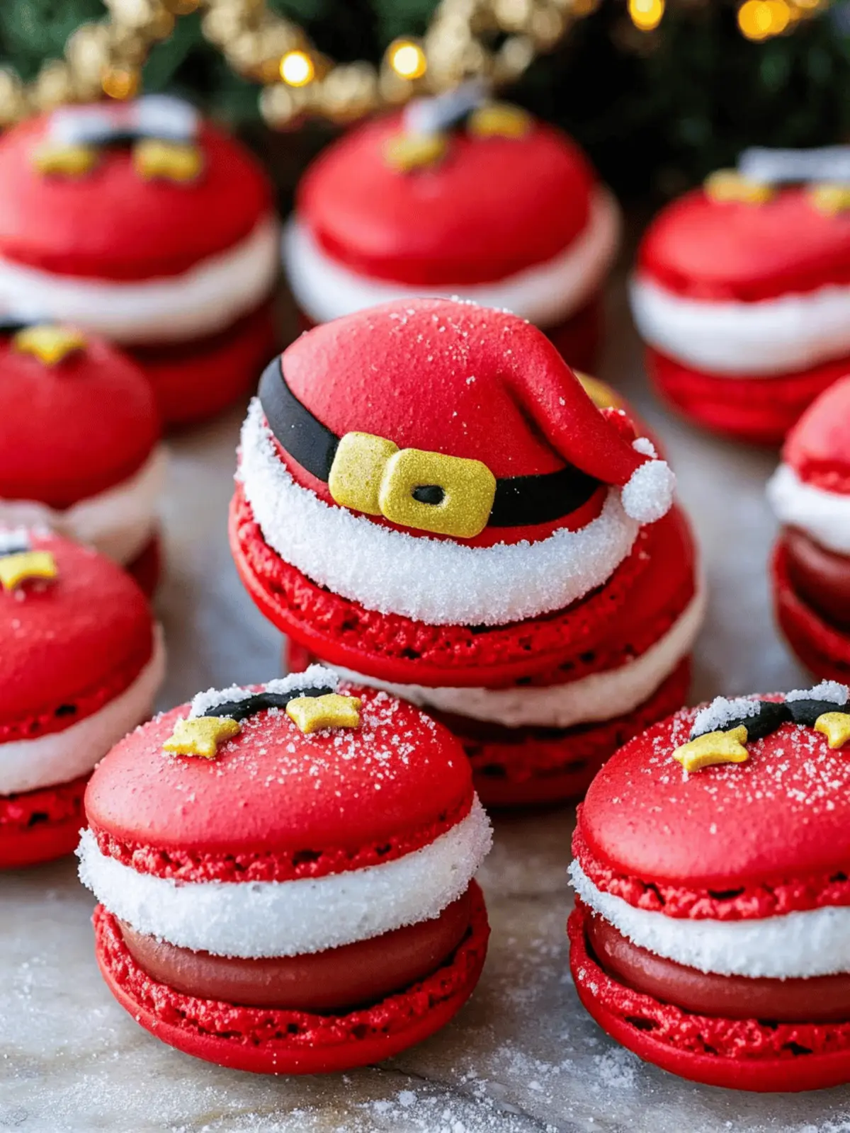 Santa Claus Macarons