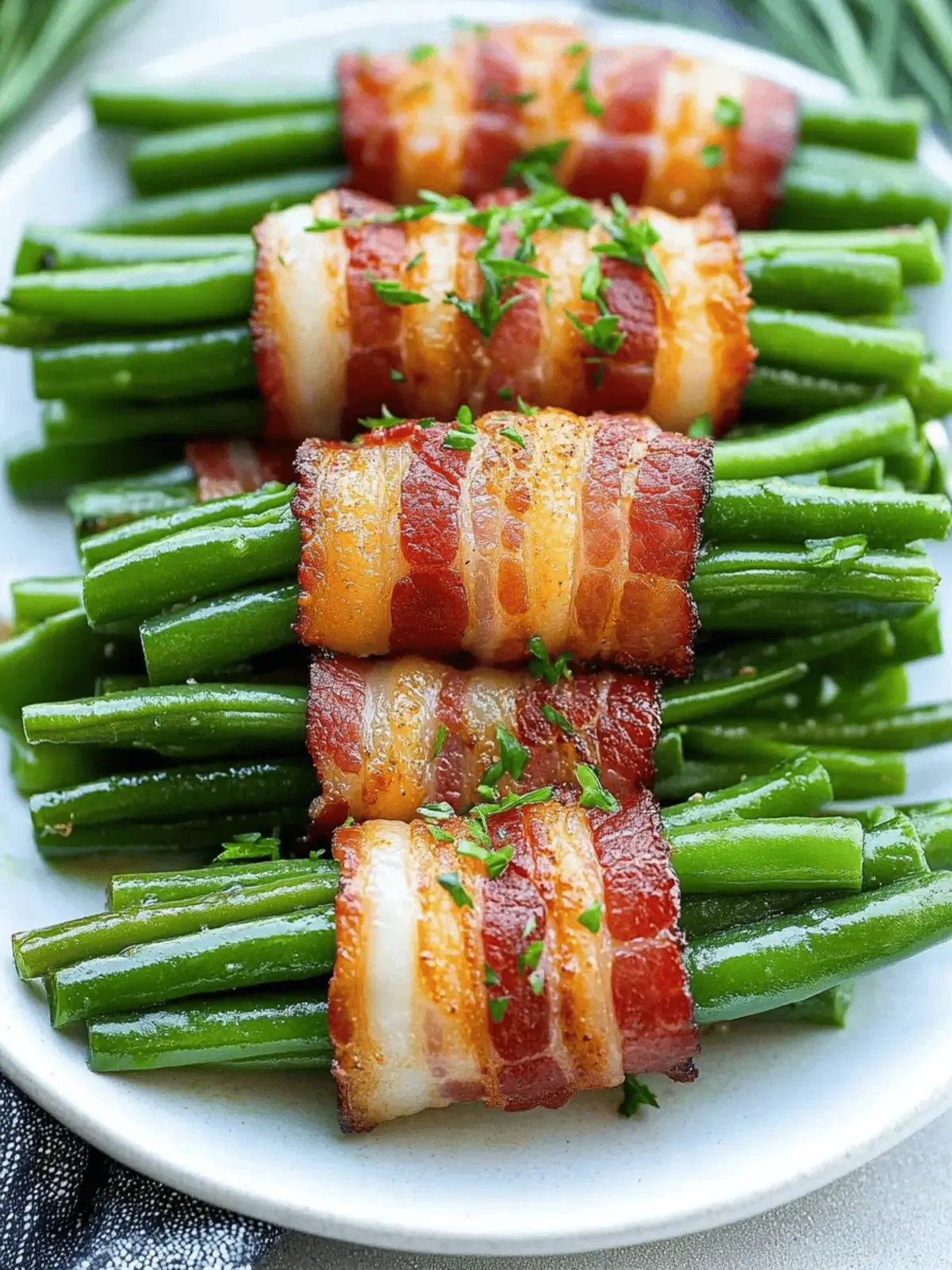 Bacon Green Bean Bundles: A Crispy, Savory Delight! 5 Bacon Green Bean Bundles