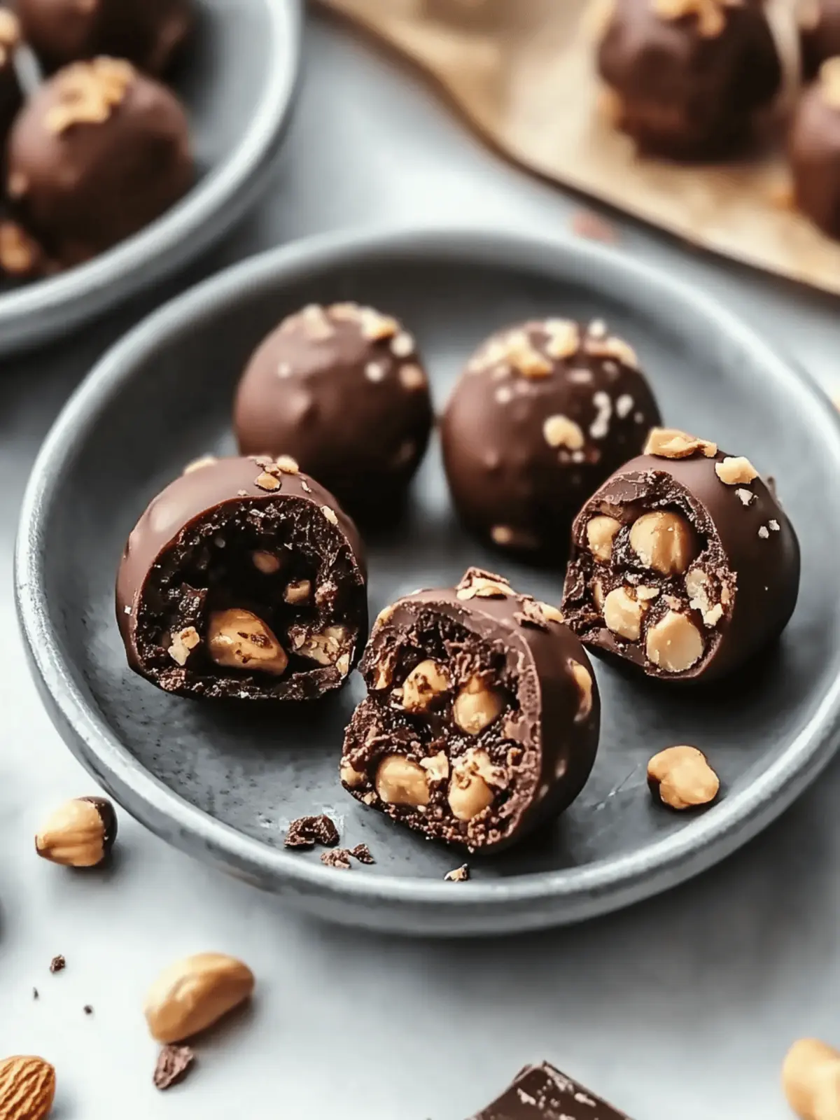 Nutty Chocolate Ball Cookies