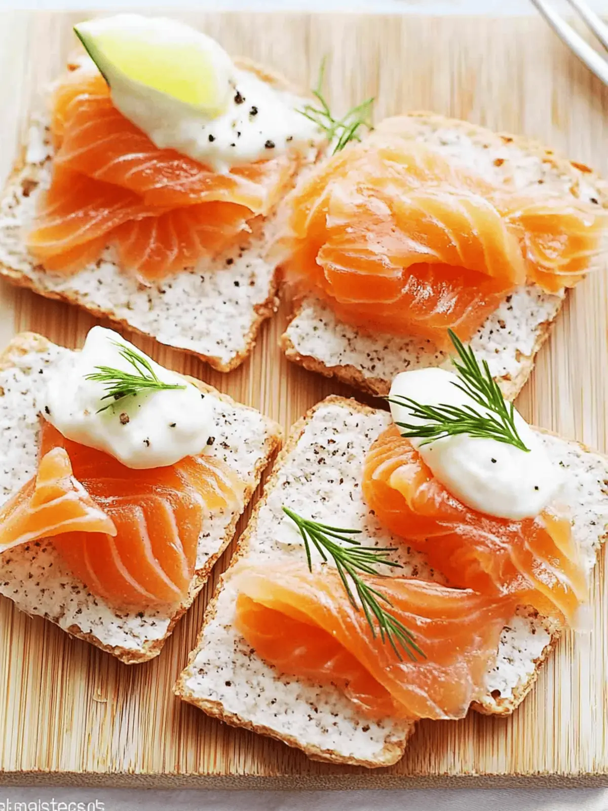 Delicious Smoked Salmon Crackers: Easy Appetizer Bliss 2 Smoked Salmon Crackers