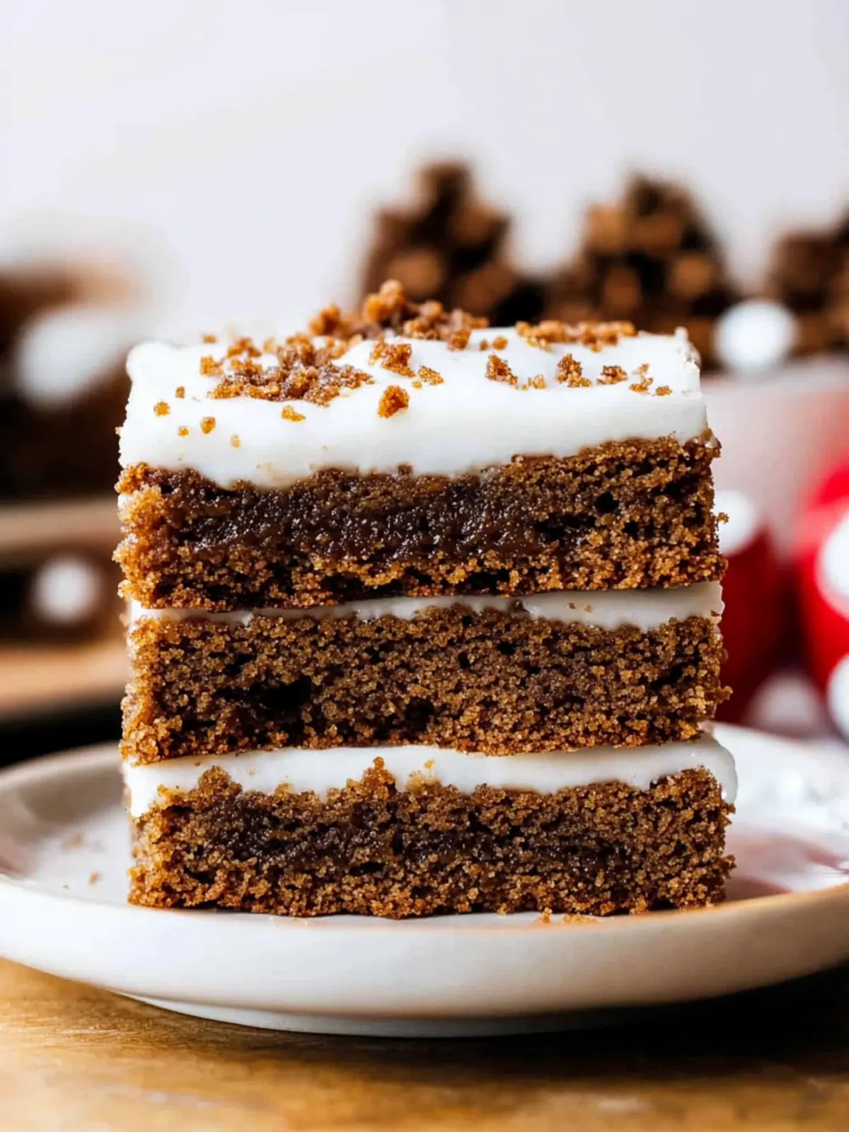 Gingerbread Cookie Bars
