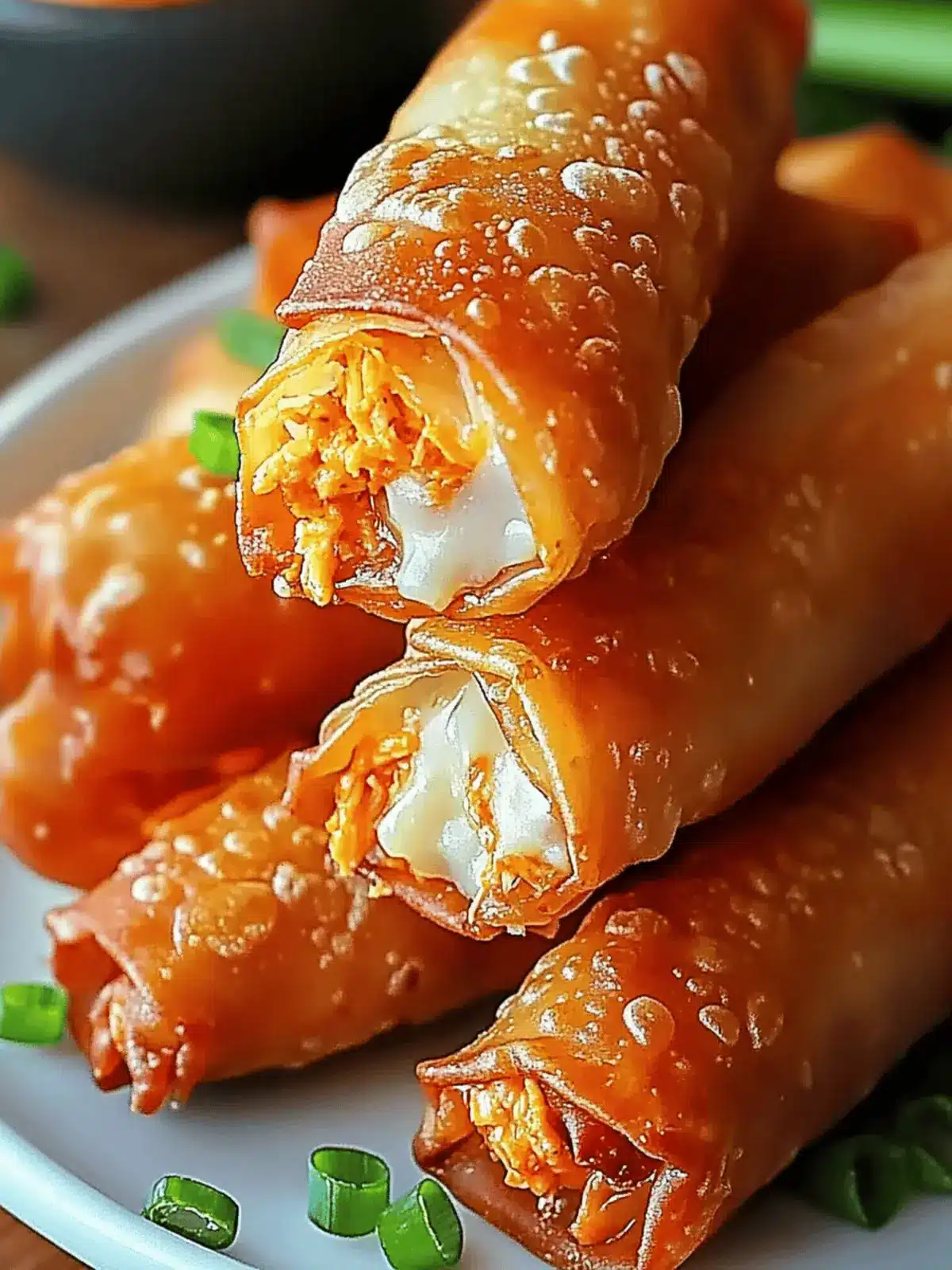 Crispy Buffalo Chicken Dip Egg Rolls That Everyone Will Love 2 Crispy Buffalo Chicken Dip Egg Rolls